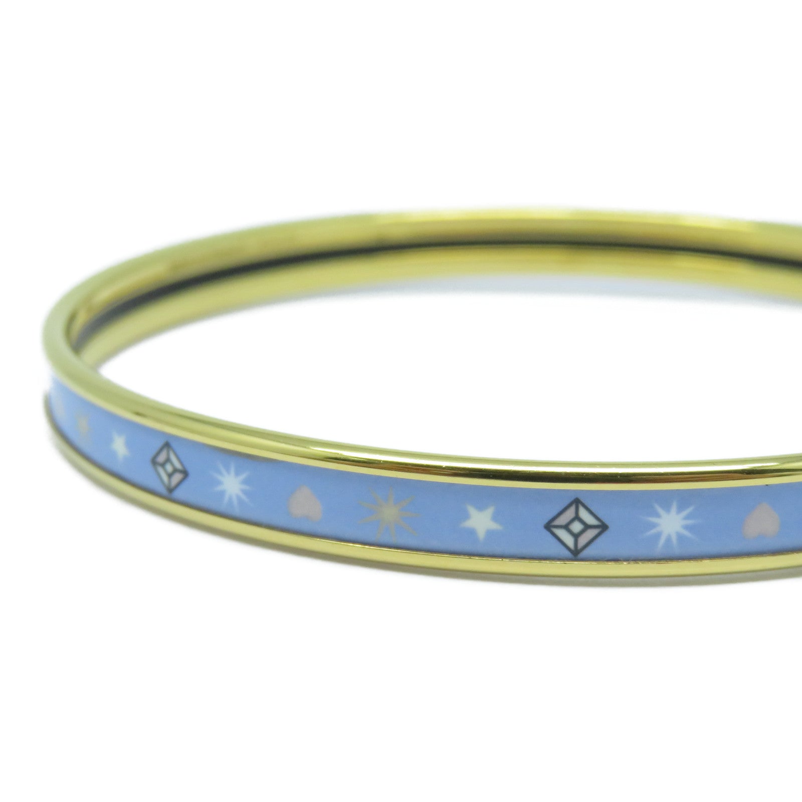 HERMES 【激減優惠】金屬Bangle手鐲藍色