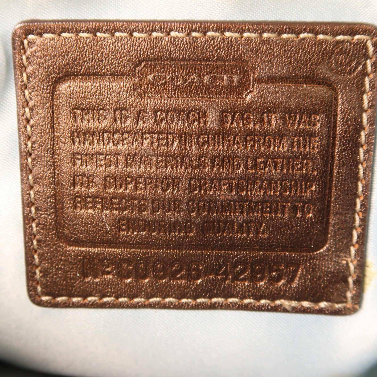 COACH 【激減優惠】帆布Waist Bag金扣腰包
