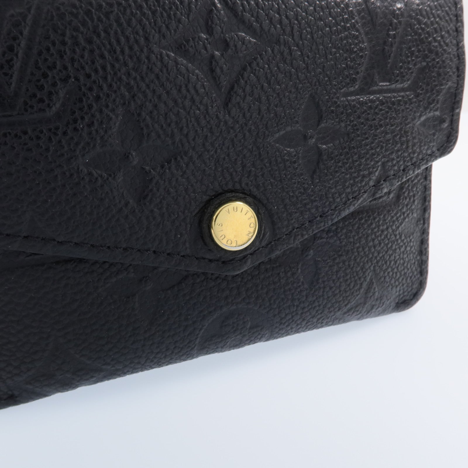 LOUIS VUITTON Monogram Empreinte Key&Coin Case金扣零錢包