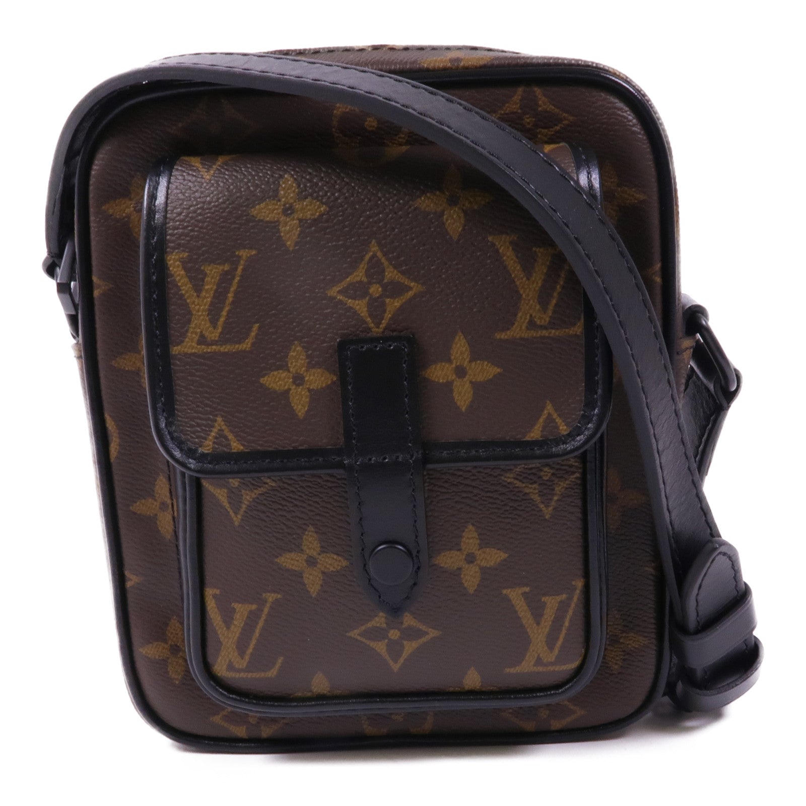 LOUIS VUITTON Monogram Macassar Christopher Wearable Wallet肩背袋