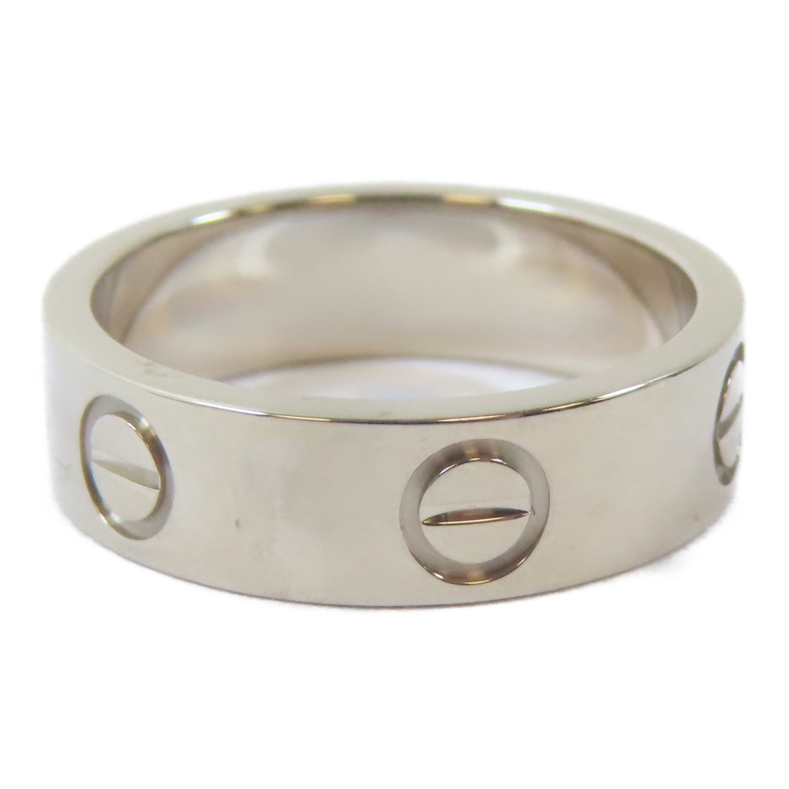CARTIER 18K白金Love Ring戒指Cartier#53/US#6.25