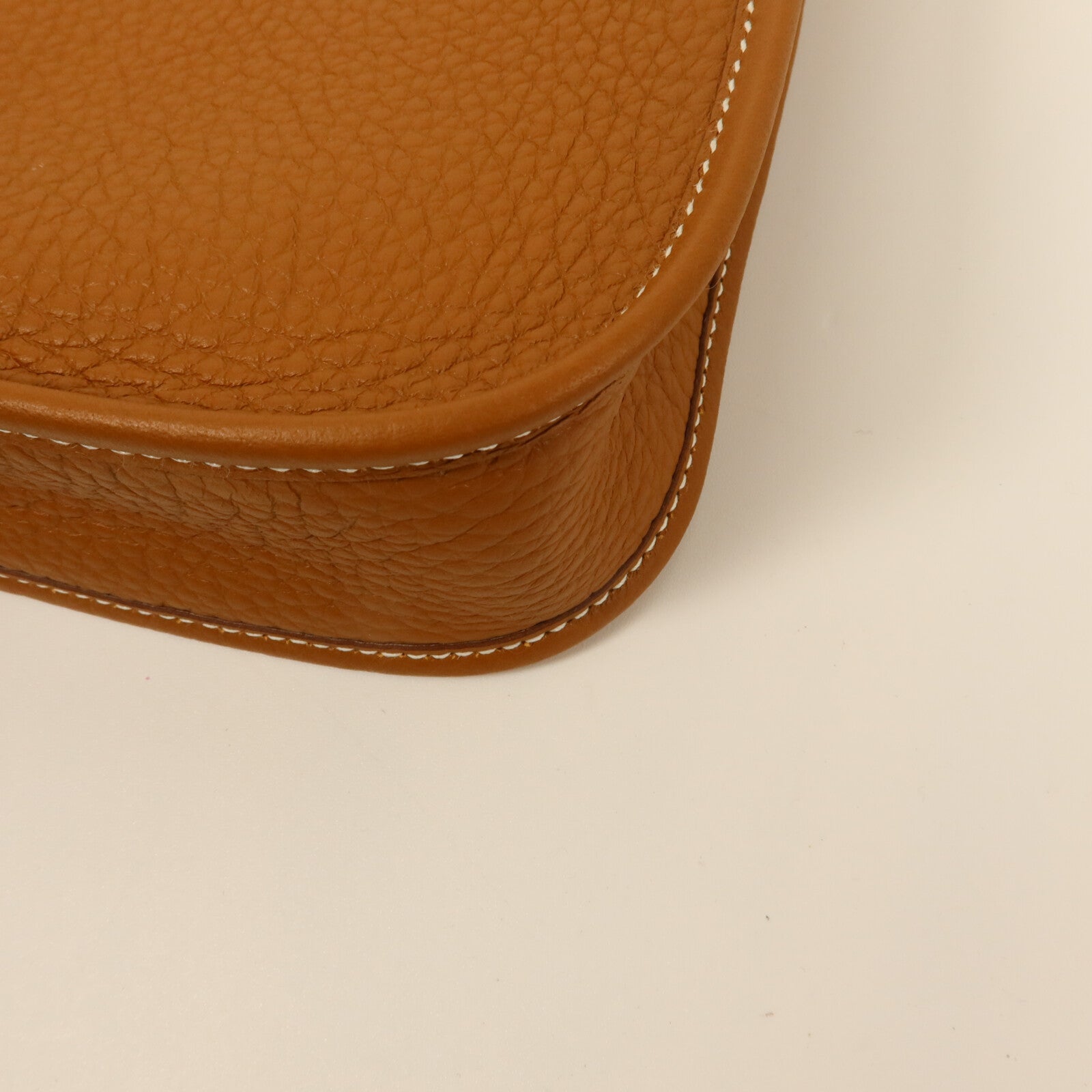 HERMES Clemence皮革Evelyne TPM肩背袋Gold