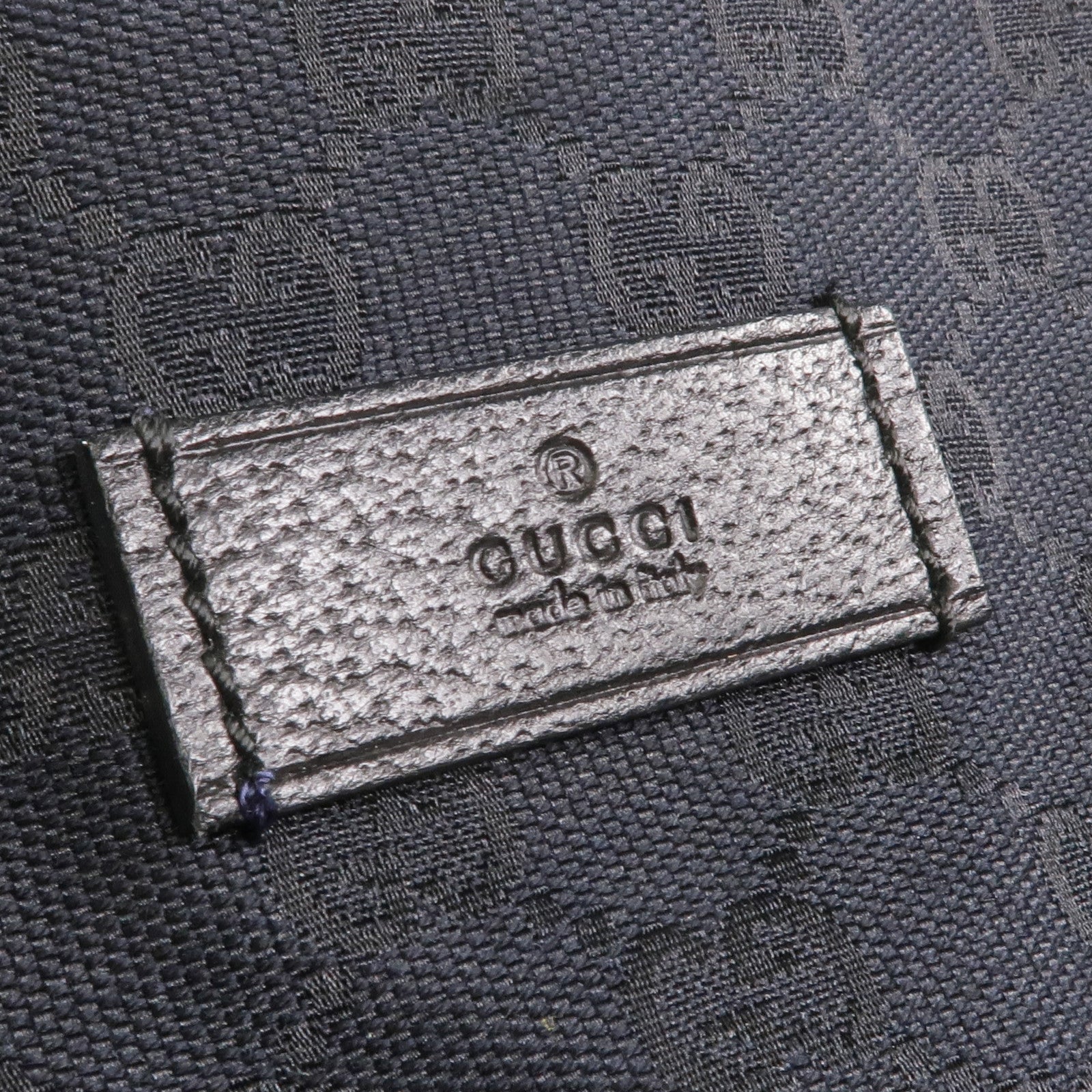 GUCCI 帆布Tote Bag銀扣手挽袋