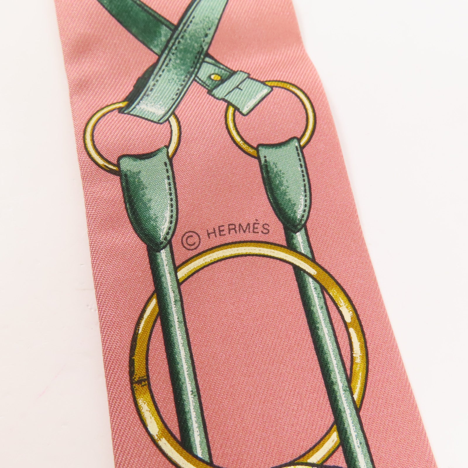 HERMES 絲質Twilly絲巾