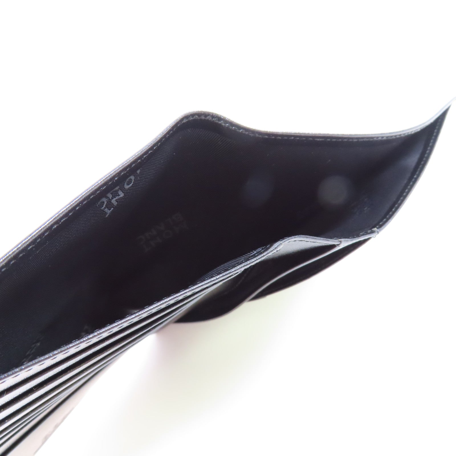 MONTBLANC 牛皮皮革Wallet銀扣錢包