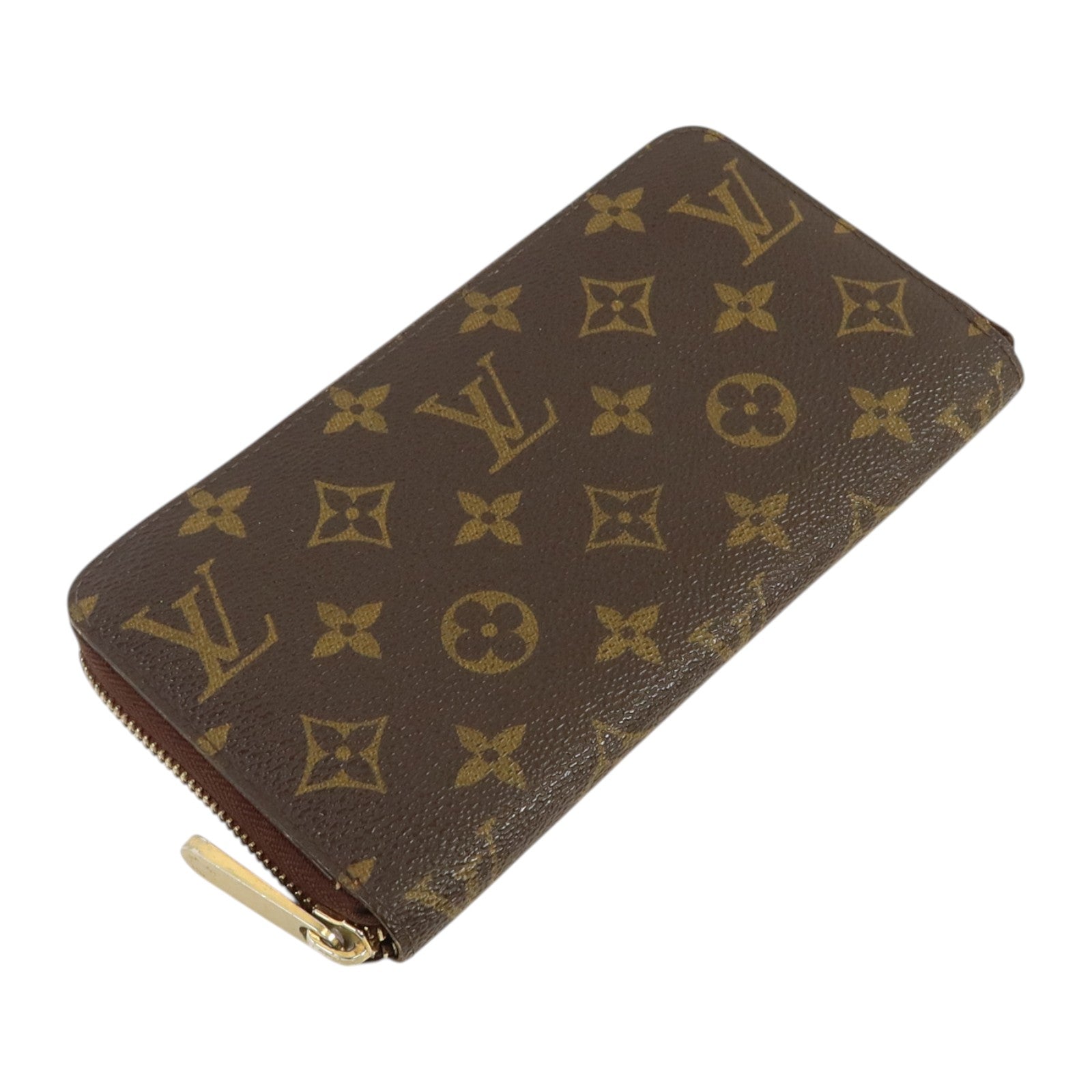 LOUIS VUITTON Monogram Zippy Wallet金扣長錢包