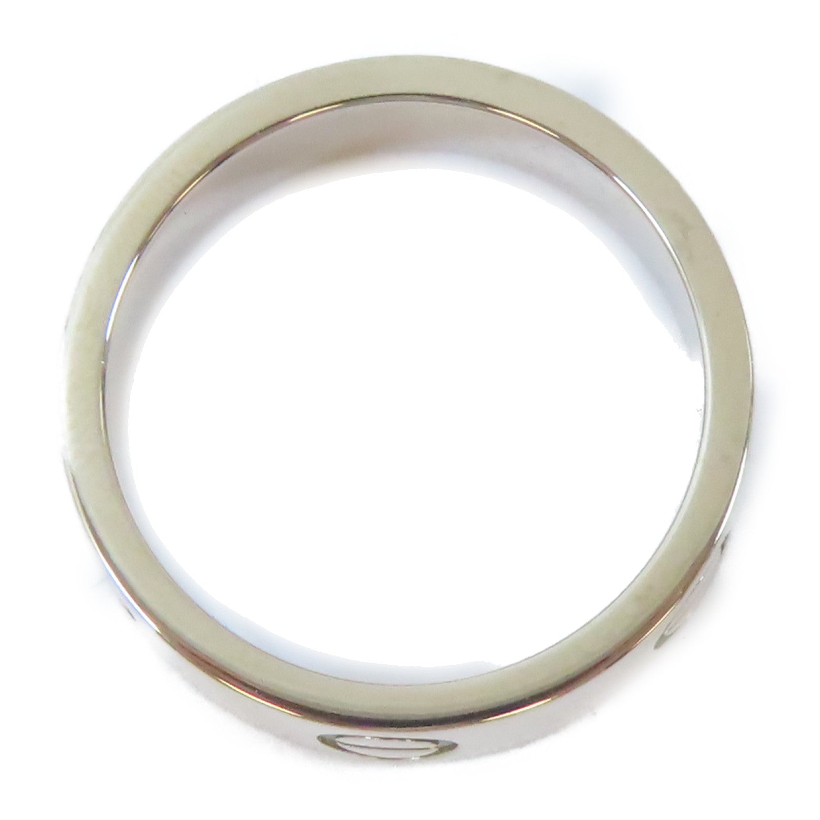 CARTIER 18K白金Love Ring戒指Cartier#53/US#6.25