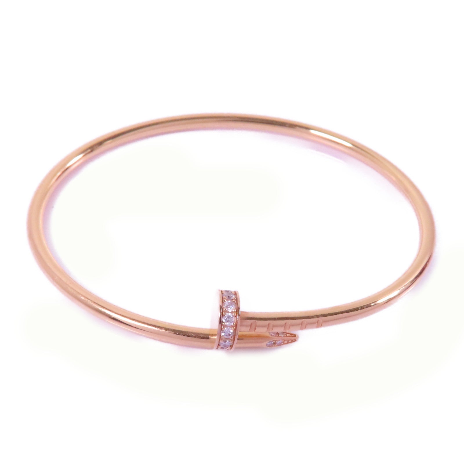 CARTIER 18K玫瑰金Juste Un Clou Bangle手鐲Cartier#15