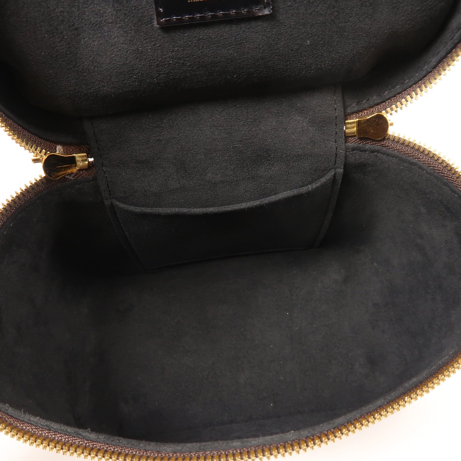 LOUIS VUITTON Monogram Reverse Vanity PM金扣手挽肩背兩用袋棕色