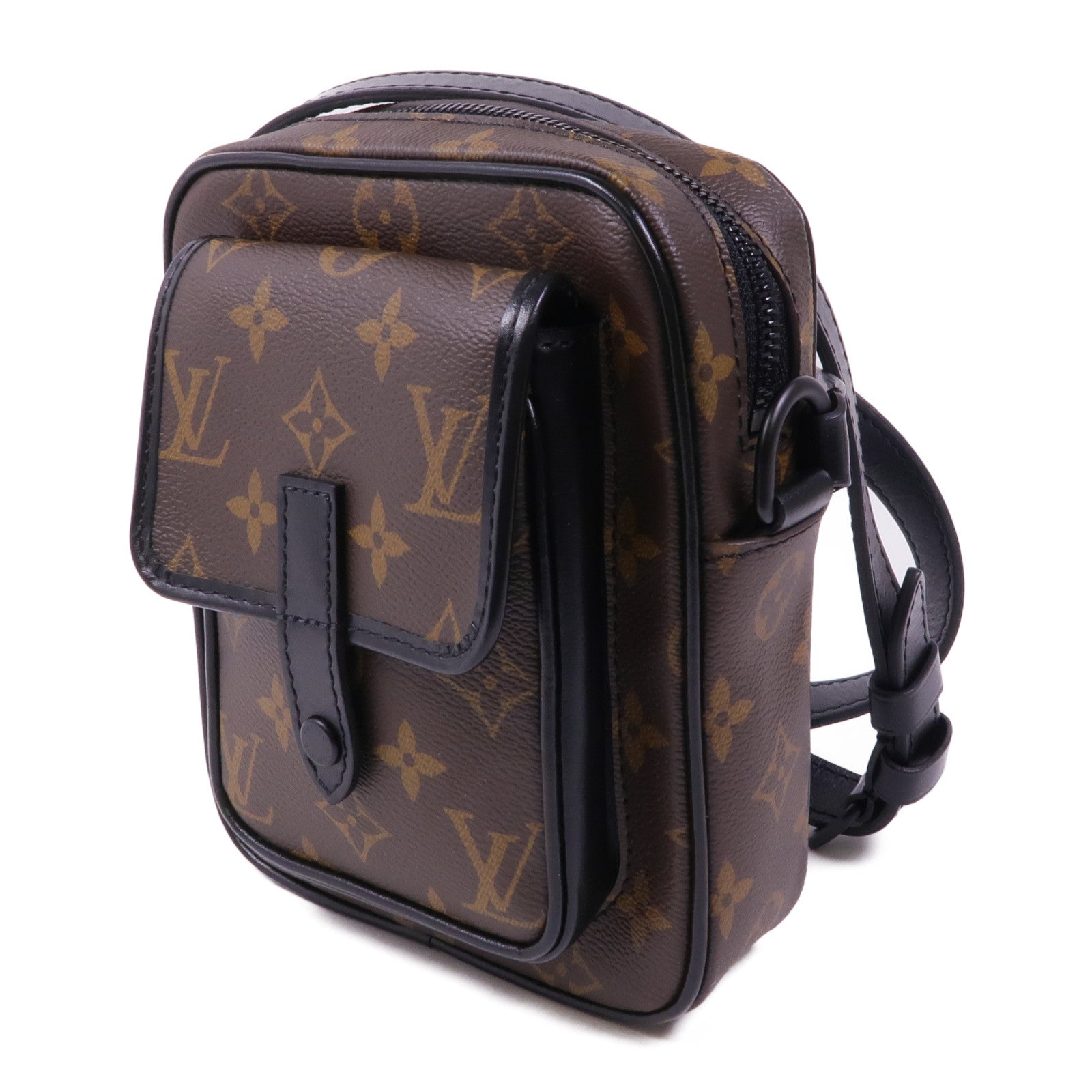 LOUIS VUITTON Monogram Macassar Christopher Wearable Wallet肩背袋
