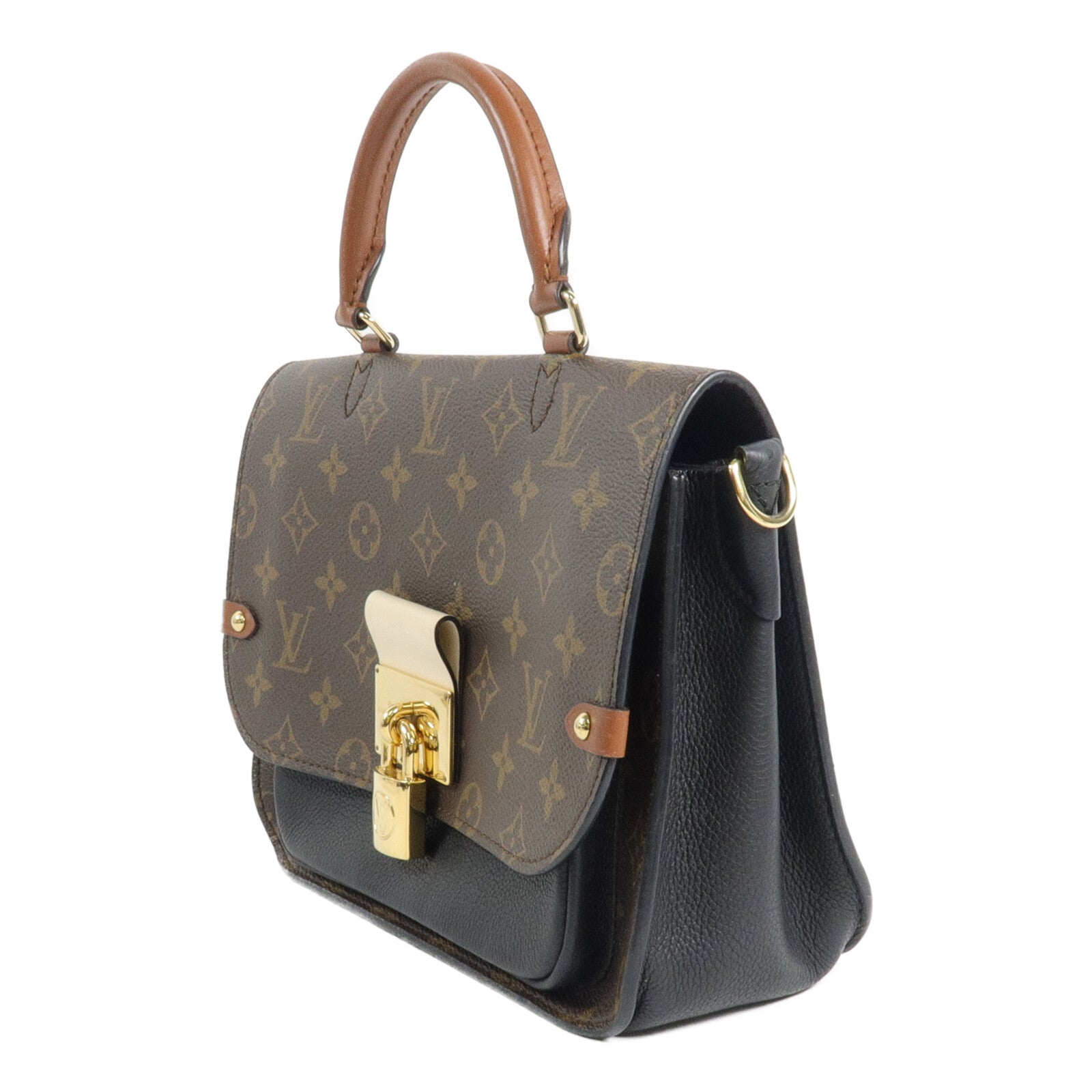 LOUIS VUITTON Monogram/牛皮皮革Vaugirard手挽肩背兩用袋