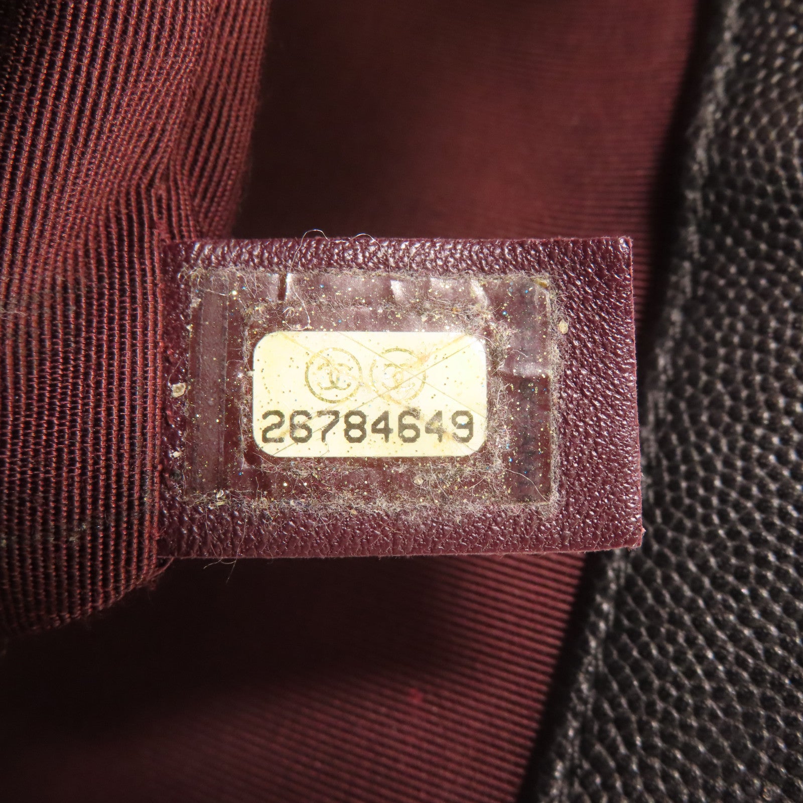 CHANEL 牛皮皮革Chain Shoulder金扣肩背袋