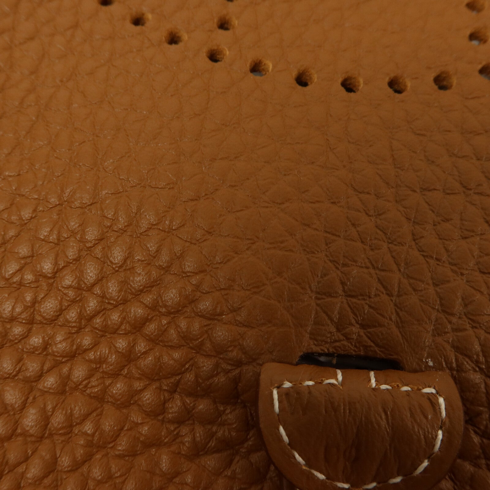 HERMES Clemence皮革Evelyne TPM肩背袋Gold