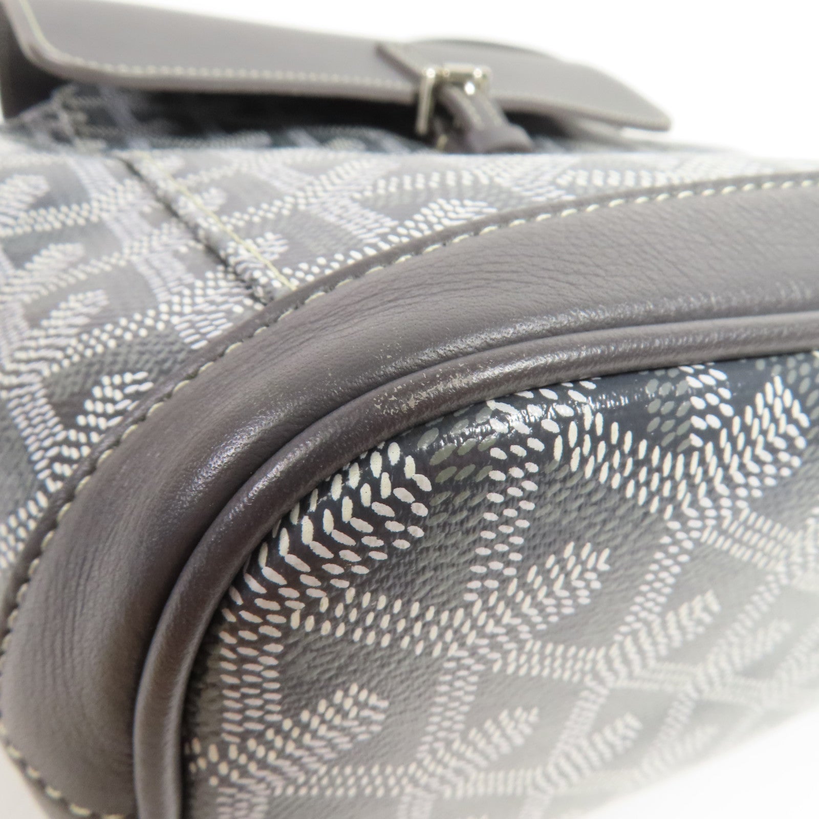 GOYARD 塗層帆布Rucksack銀扣背包