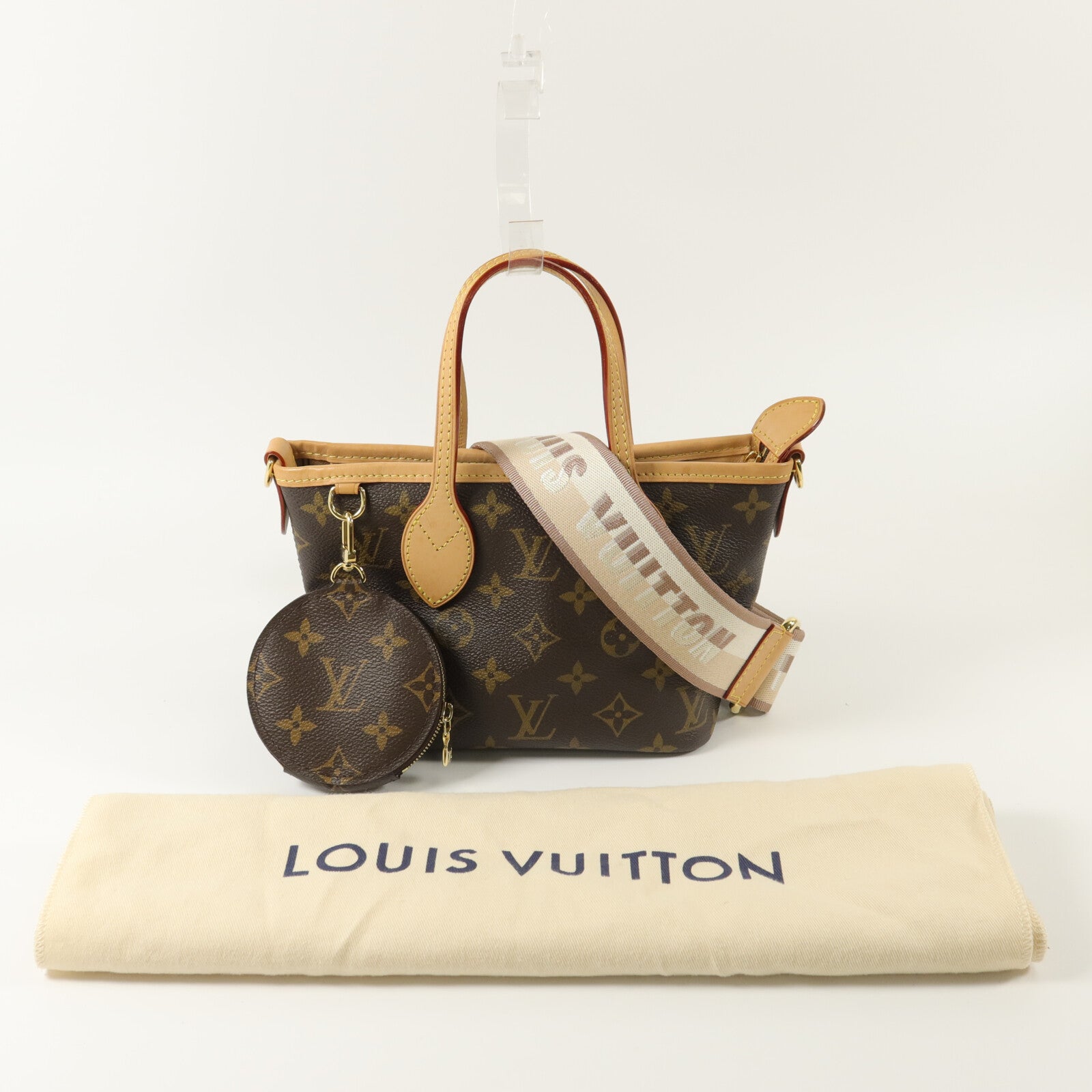 LOUIS VUITTON Monogram Neverfull BB手挽肩背兩用袋