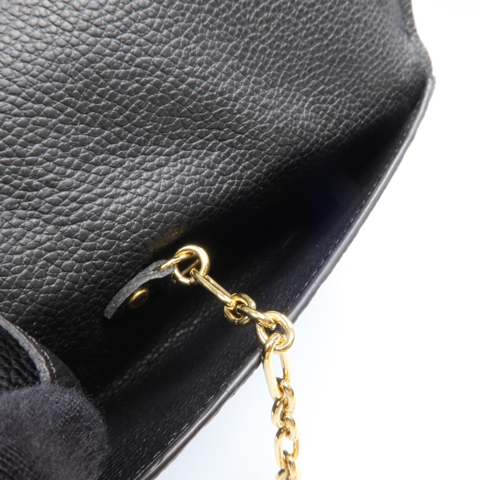 LOUIS VUITTON Monogram Empreinte Key&Coin Case金扣零錢包