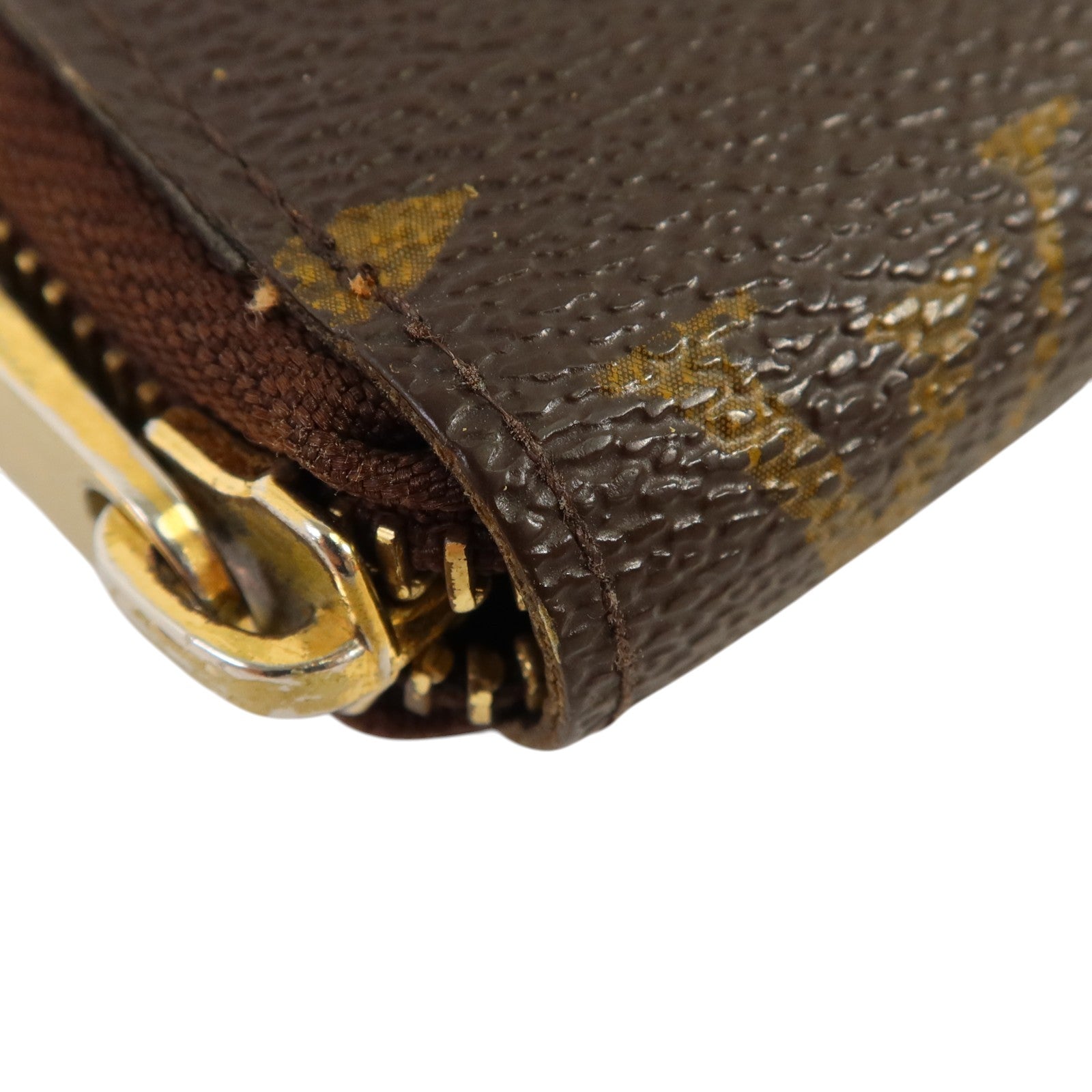 LOUIS VUITTON Monogram Zippy Wallet金扣長錢包