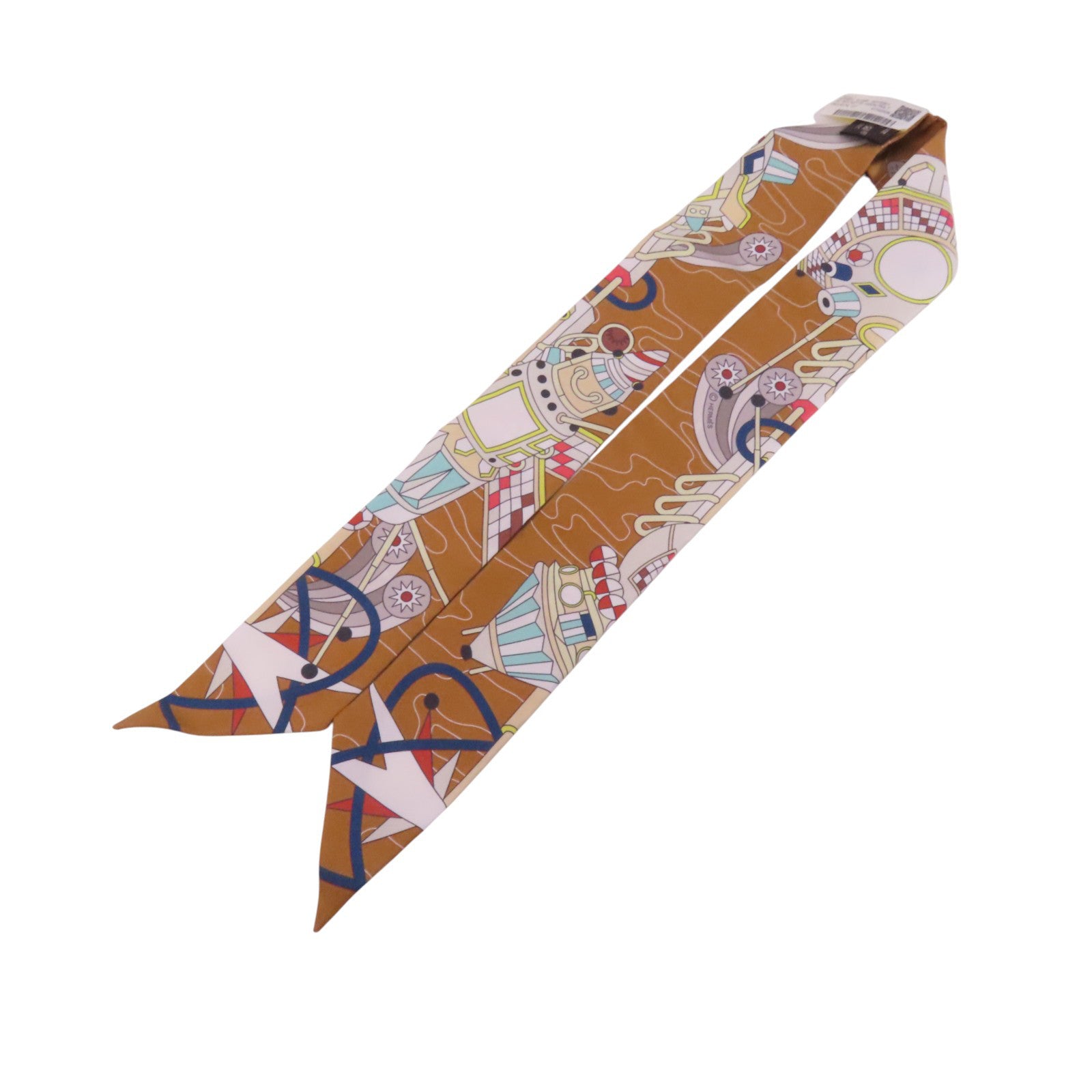 HERMES 絲質Twilly Scarf絲巾