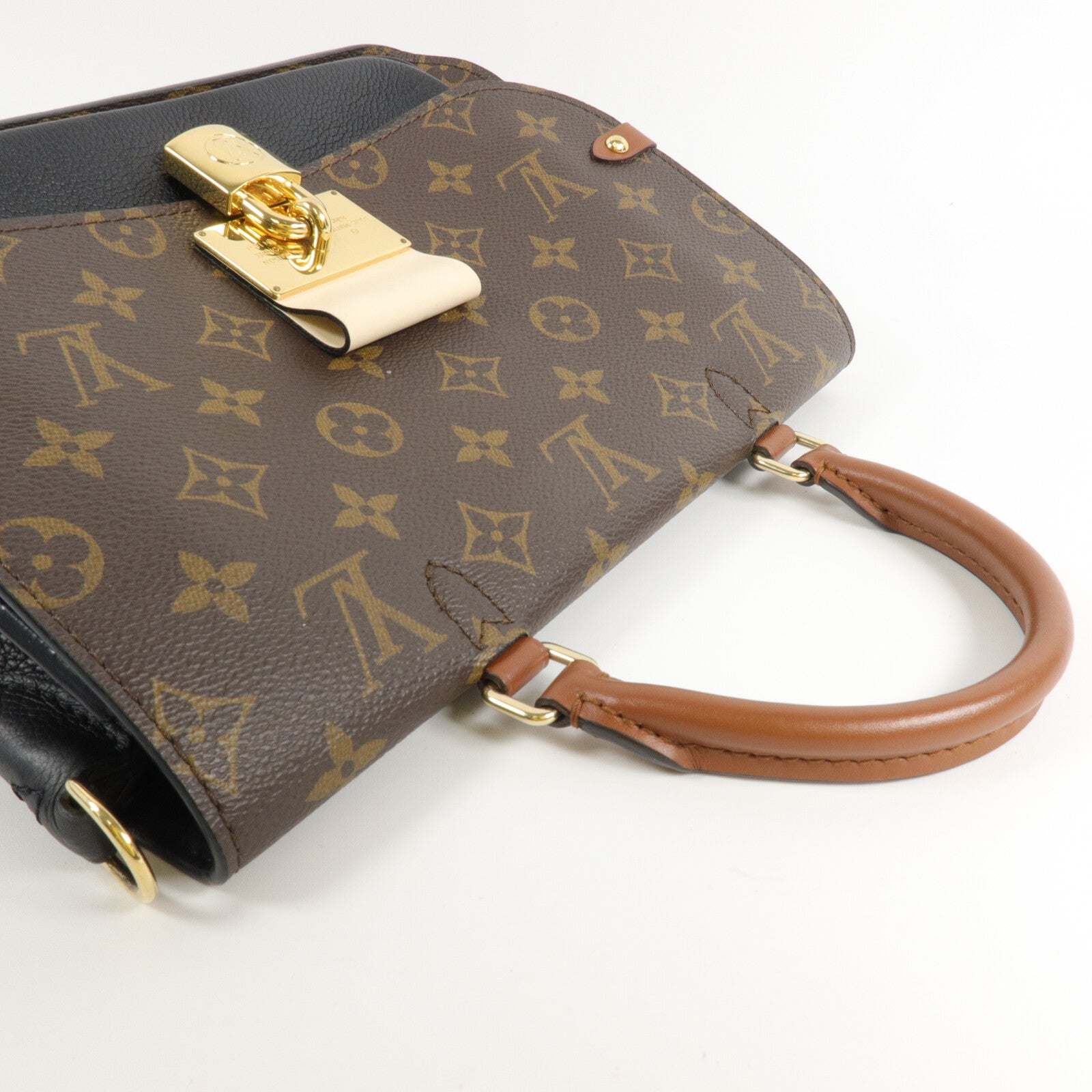 LOUIS VUITTON Monogram/牛皮皮革Vaugirard手挽肩背兩用袋