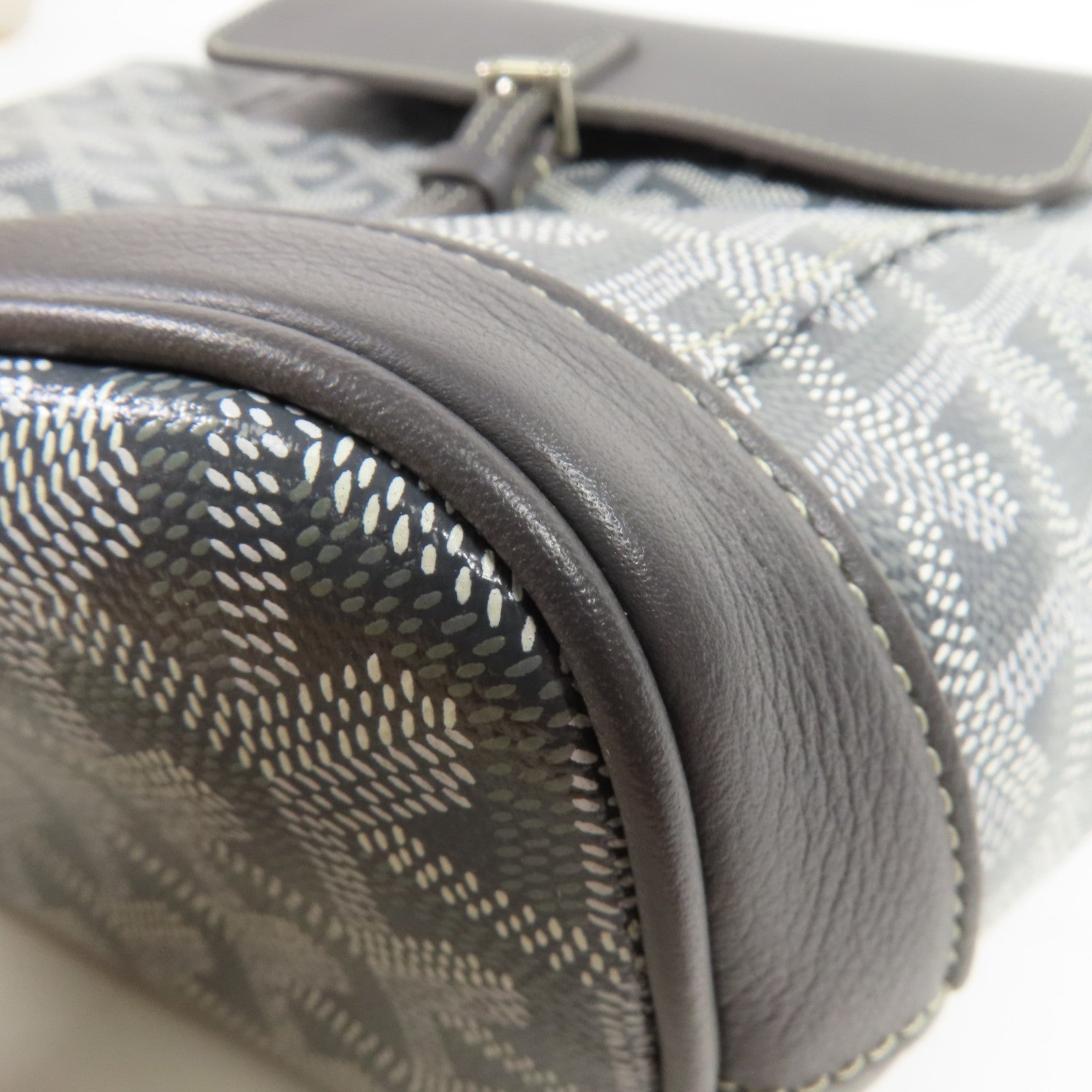 GOYARD 塗層帆布Rucksack銀扣背包