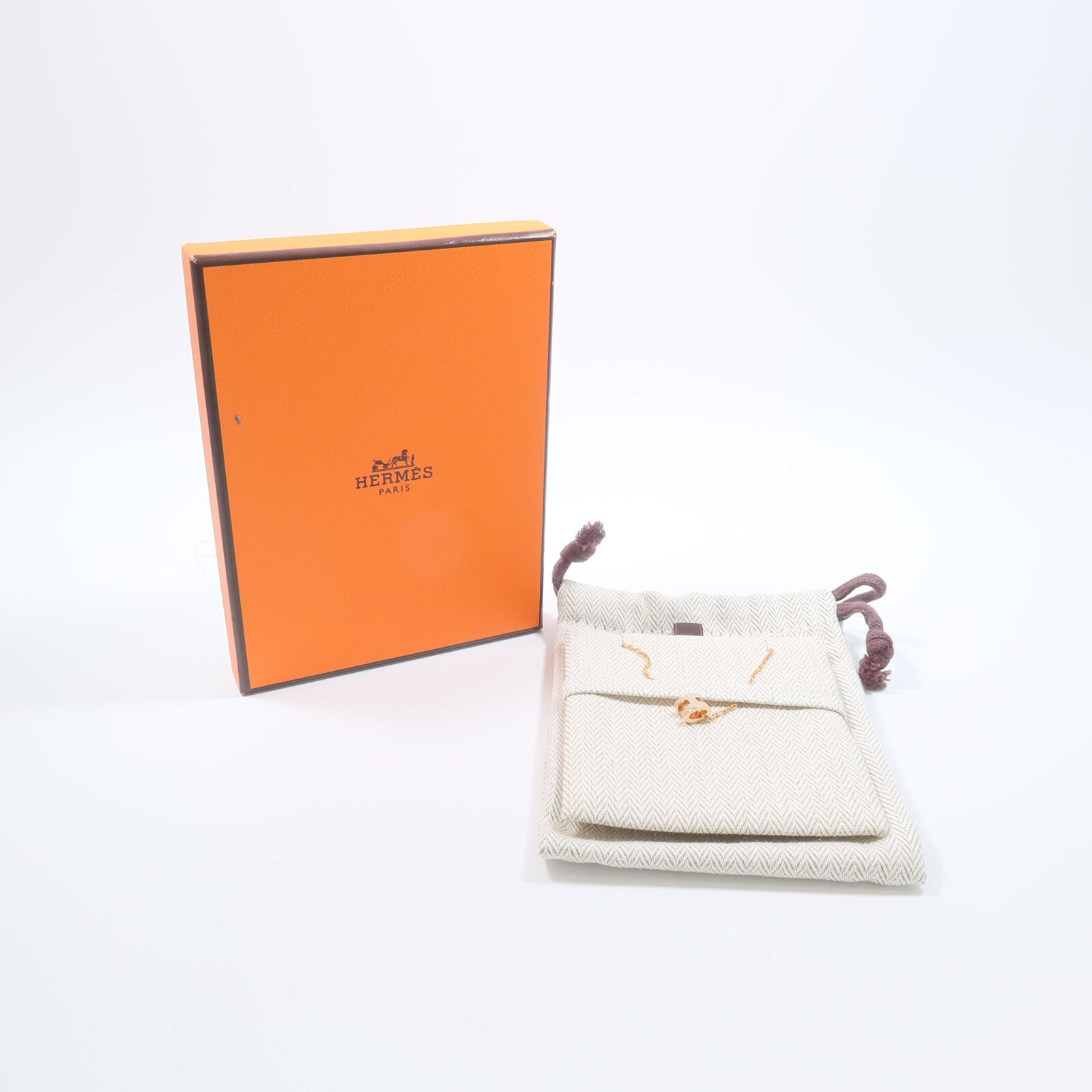 HERMES 金屬Mini Pop H Pendant項鍊Chai