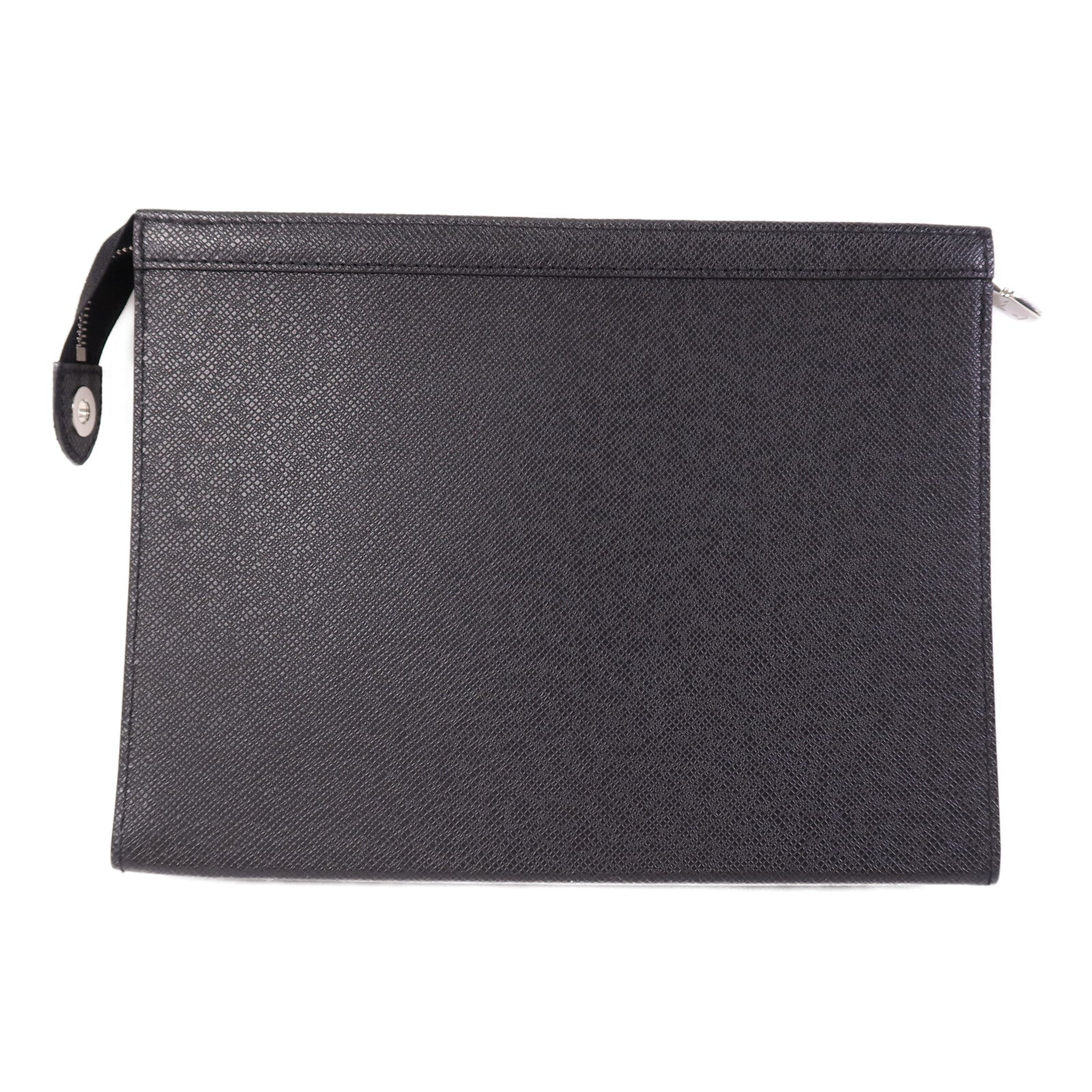LOUIS VUITTON Taiga Pochette Voyage銀扣手拿包