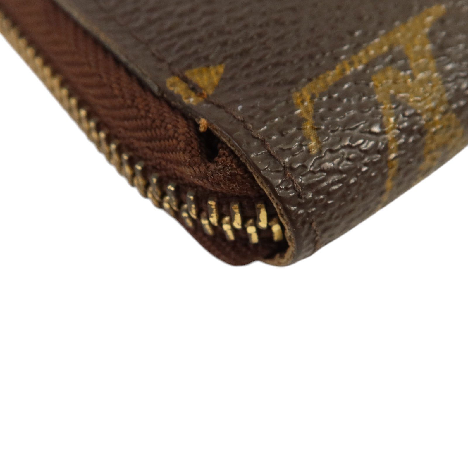 LOUIS VUITTON Monogram Zippy Wallet金扣長錢包