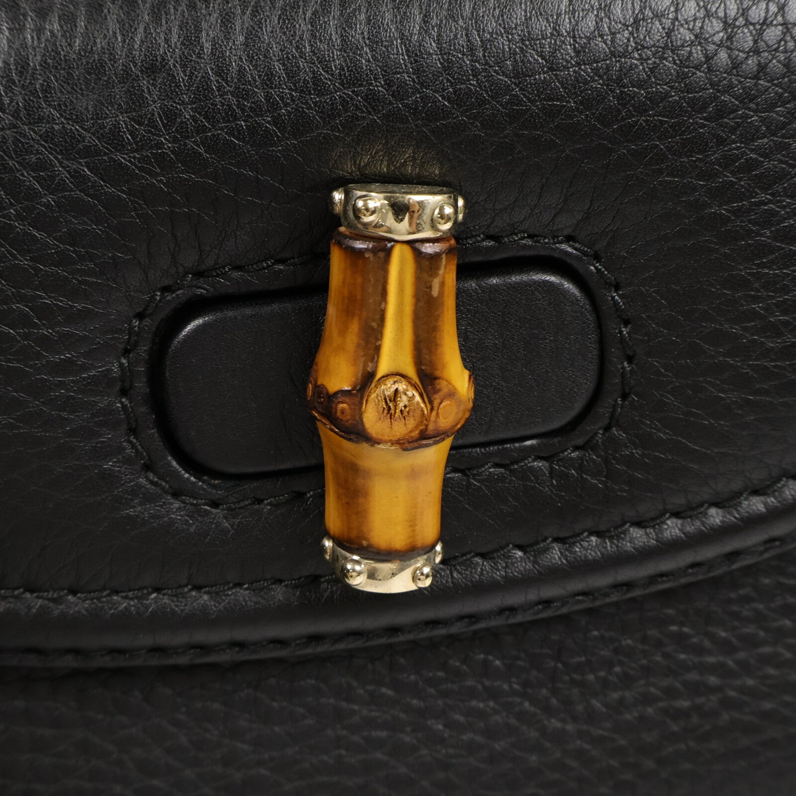 GUCCI 牛皮皮革New Bamboo手挽肩背兩用袋