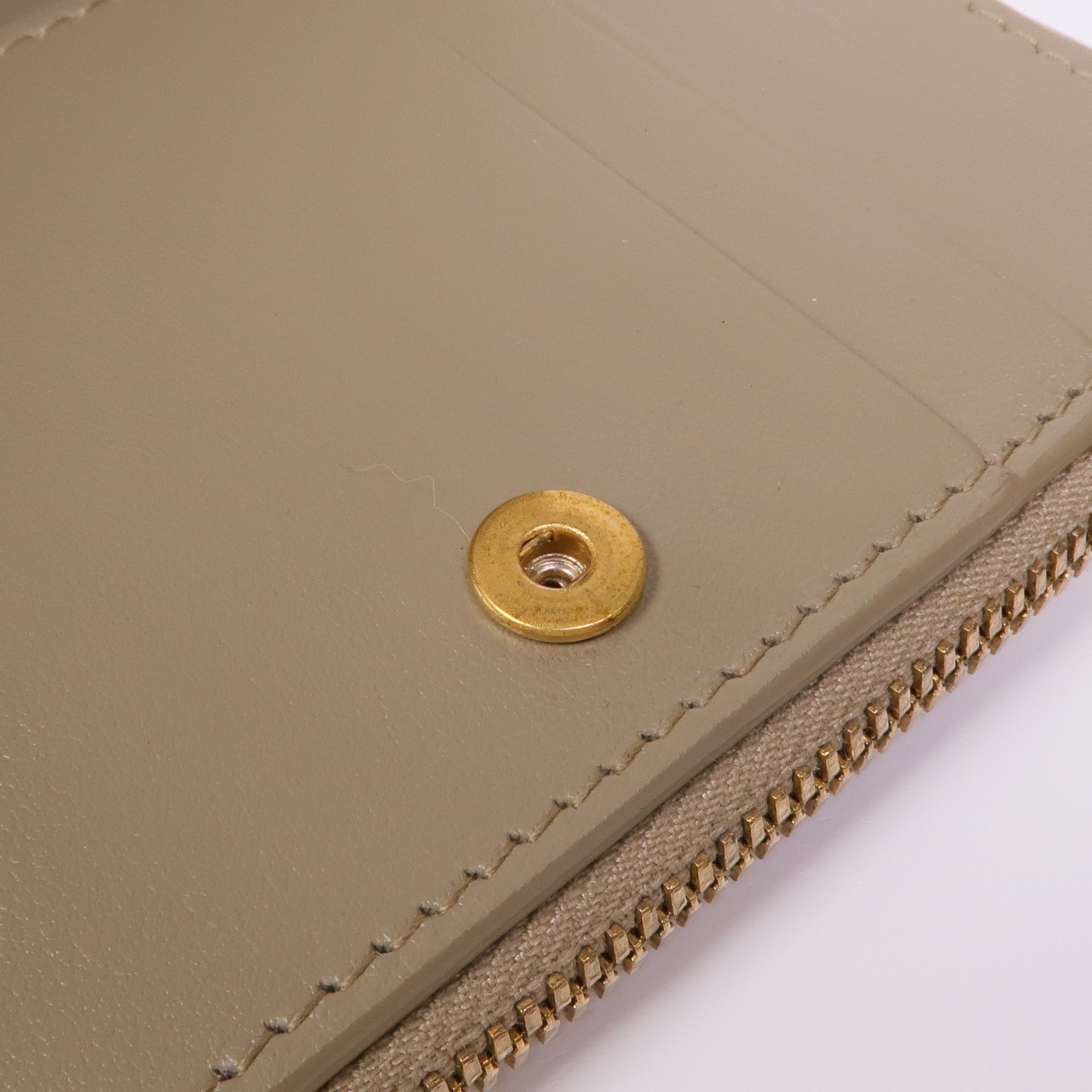 BOTTEGA VENETA 織紋皮革Bi-Fold Wallet金扣錢包