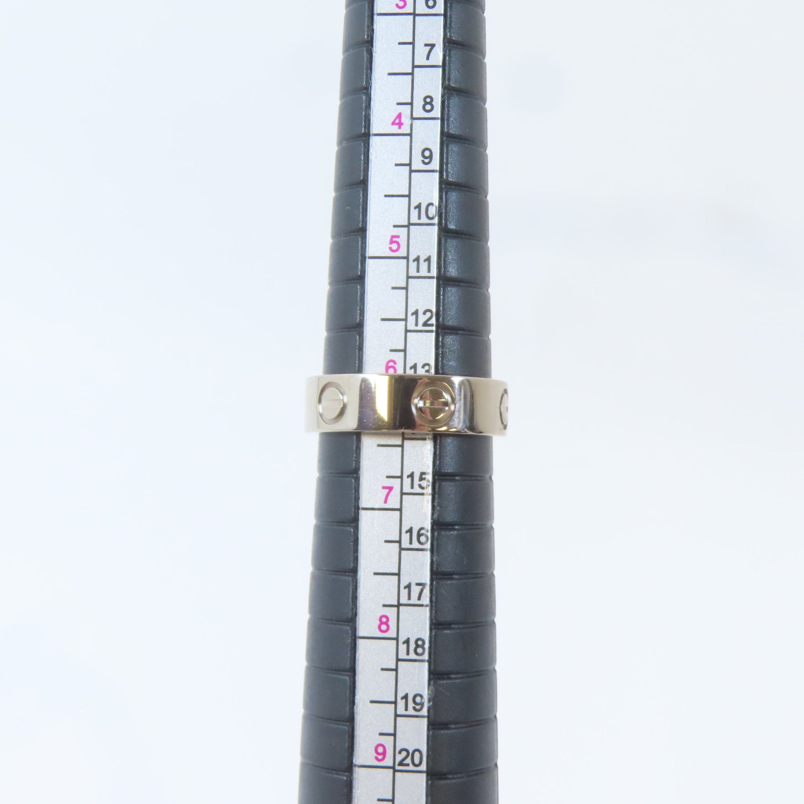 CARTIER 18K白金Love Ring戒指Cartier#53/US#6.25