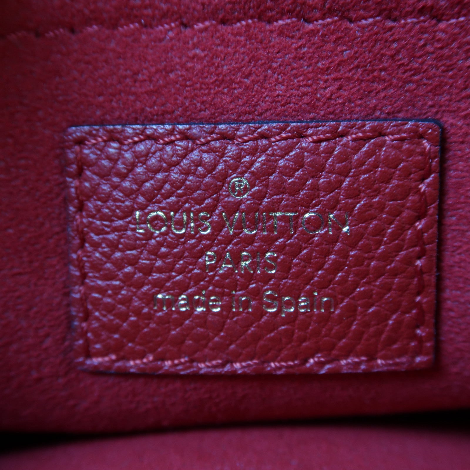 LOUIS VUITTON 【激減優惠】Monogram Saint Placide Chain Shoulder Bag金扣鏈帶肩背袋啡色/紅色