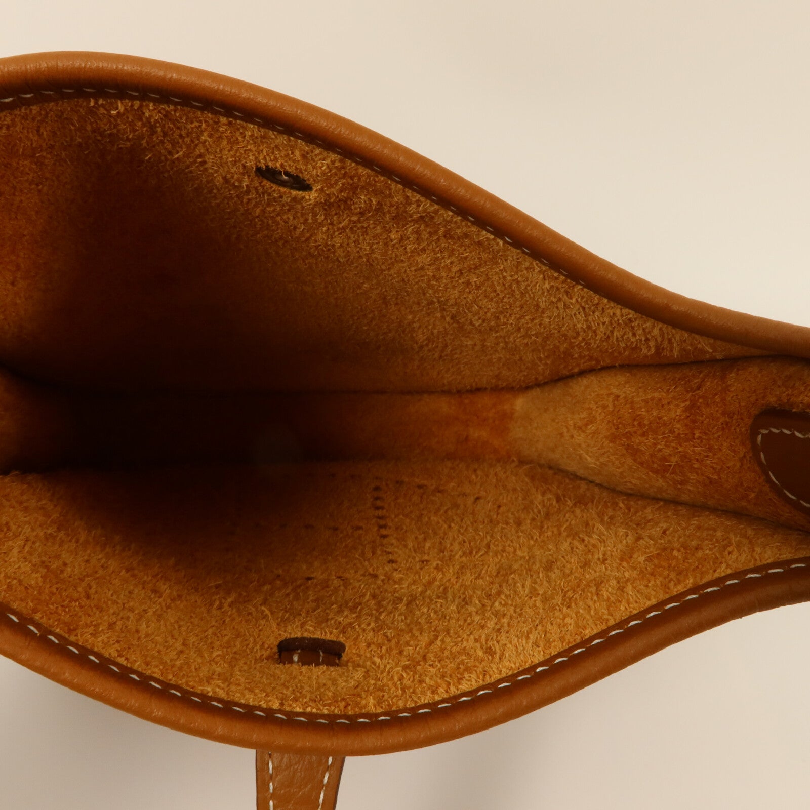 HERMES Clemence皮革Evelyne TPM肩背袋Gold