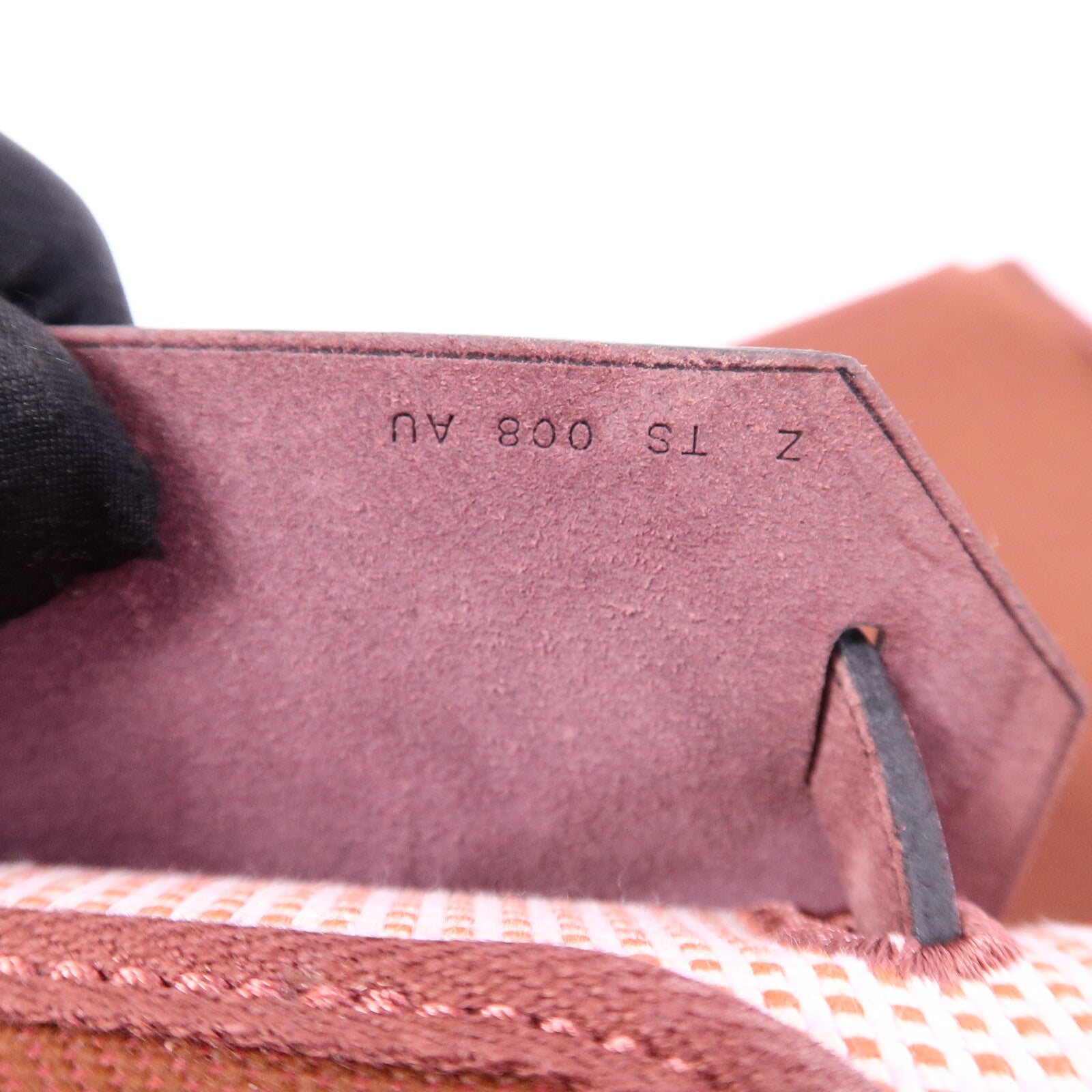 HERMES 帆布Herbag 31手挽肩背兩用袋Rouge Sellier
