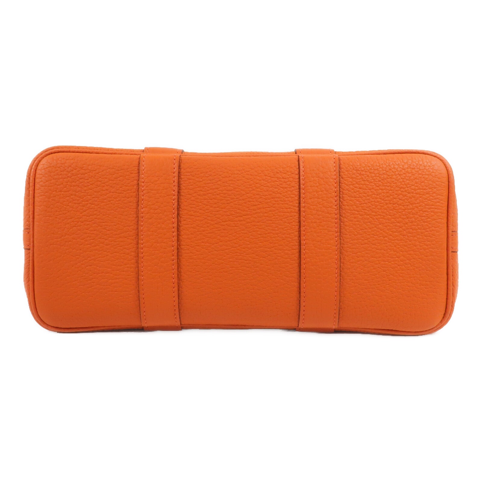 HERMES Negonda皮革Garden Party TPM手挽袋Orange H