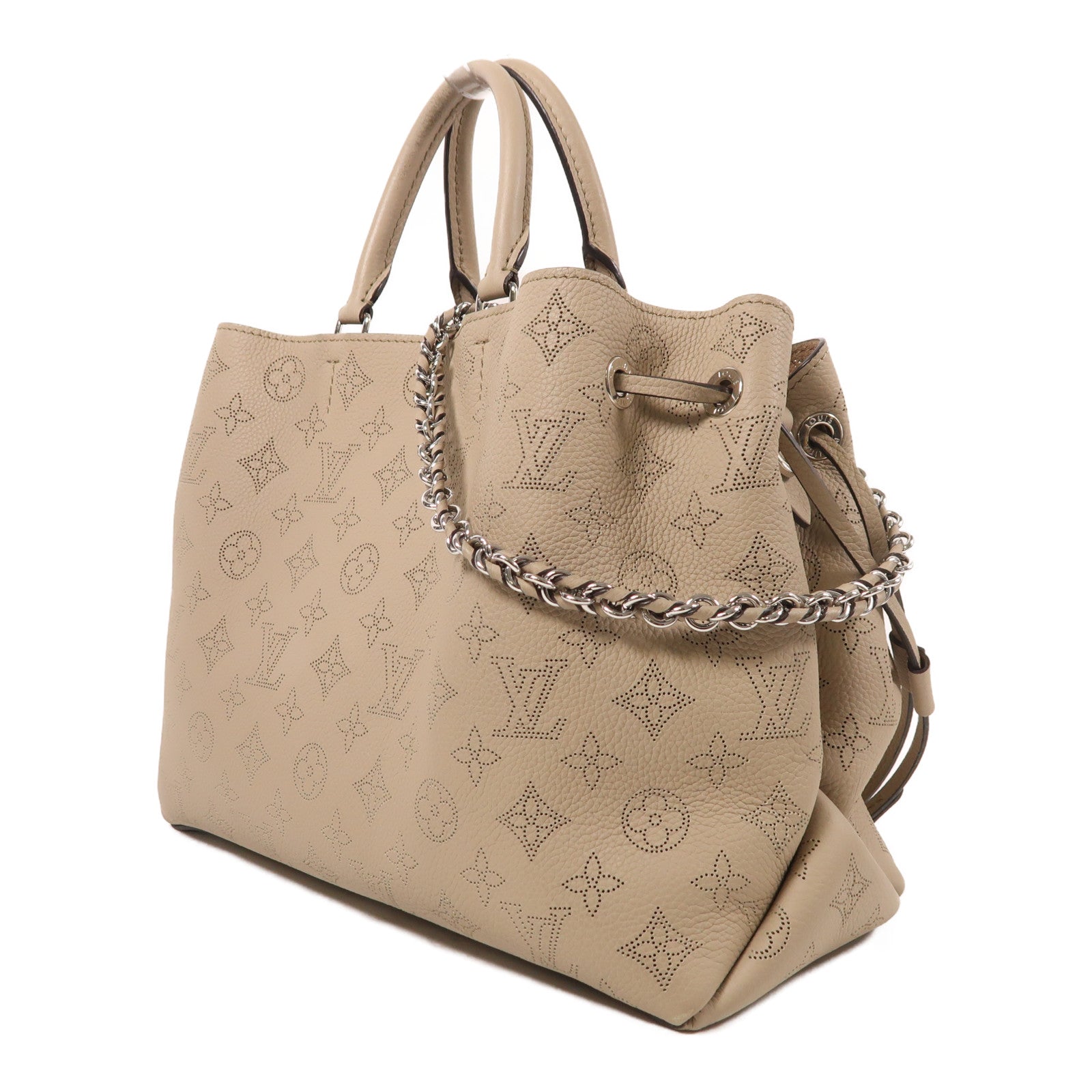 LOUIS VUITTON Mahina Bella Tote銀扣手挽肩背兩用袋