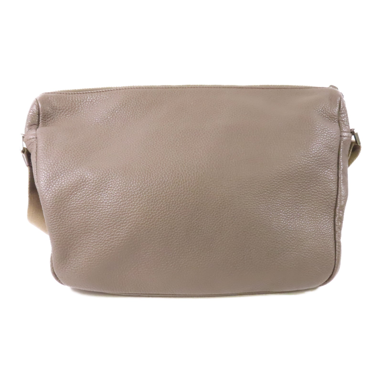 PRADA 牛皮皮革Shoulder Bag銀扣肩背袋