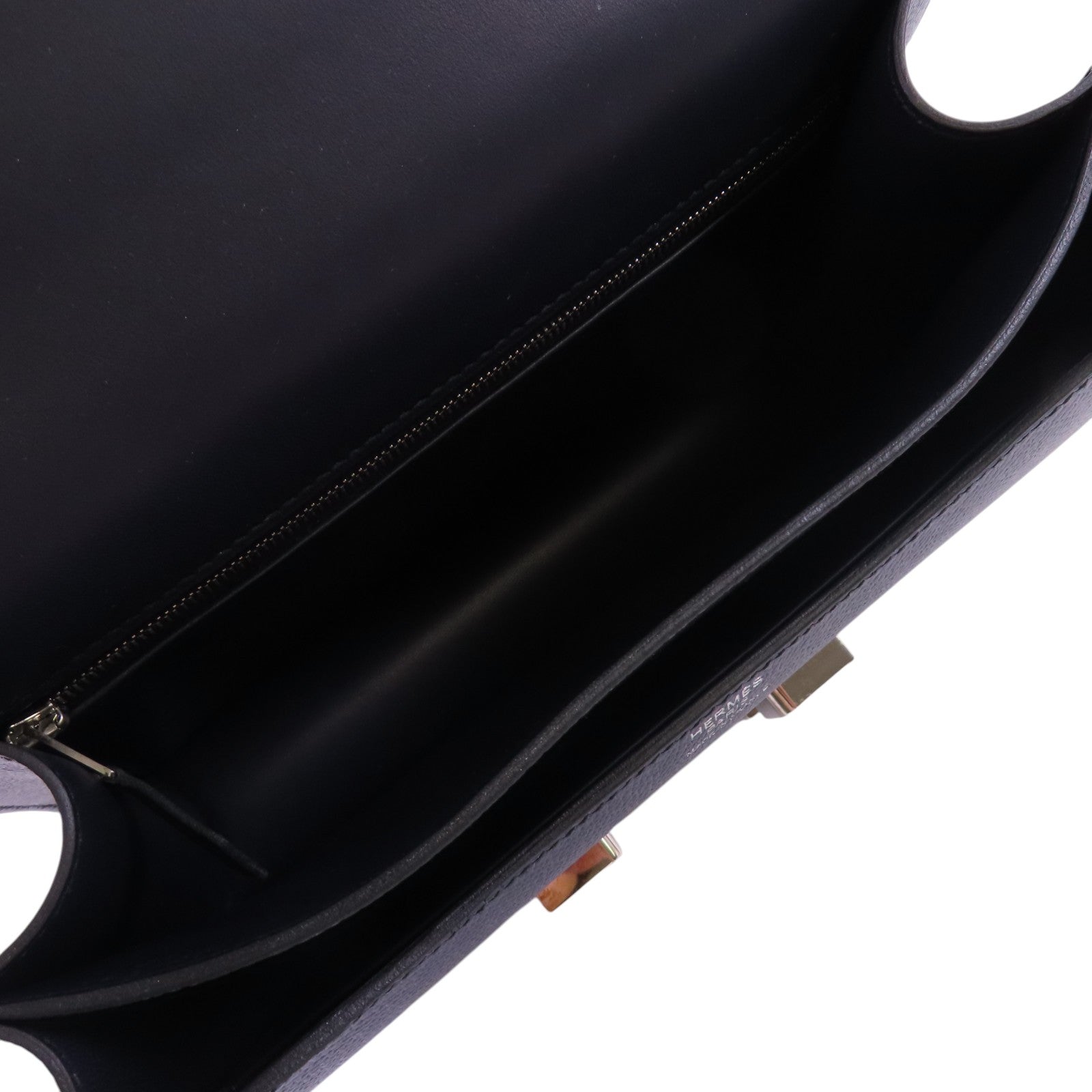 HERMES Epsom皮革Constance 24 Shoulder Bag銀扣肩背袋