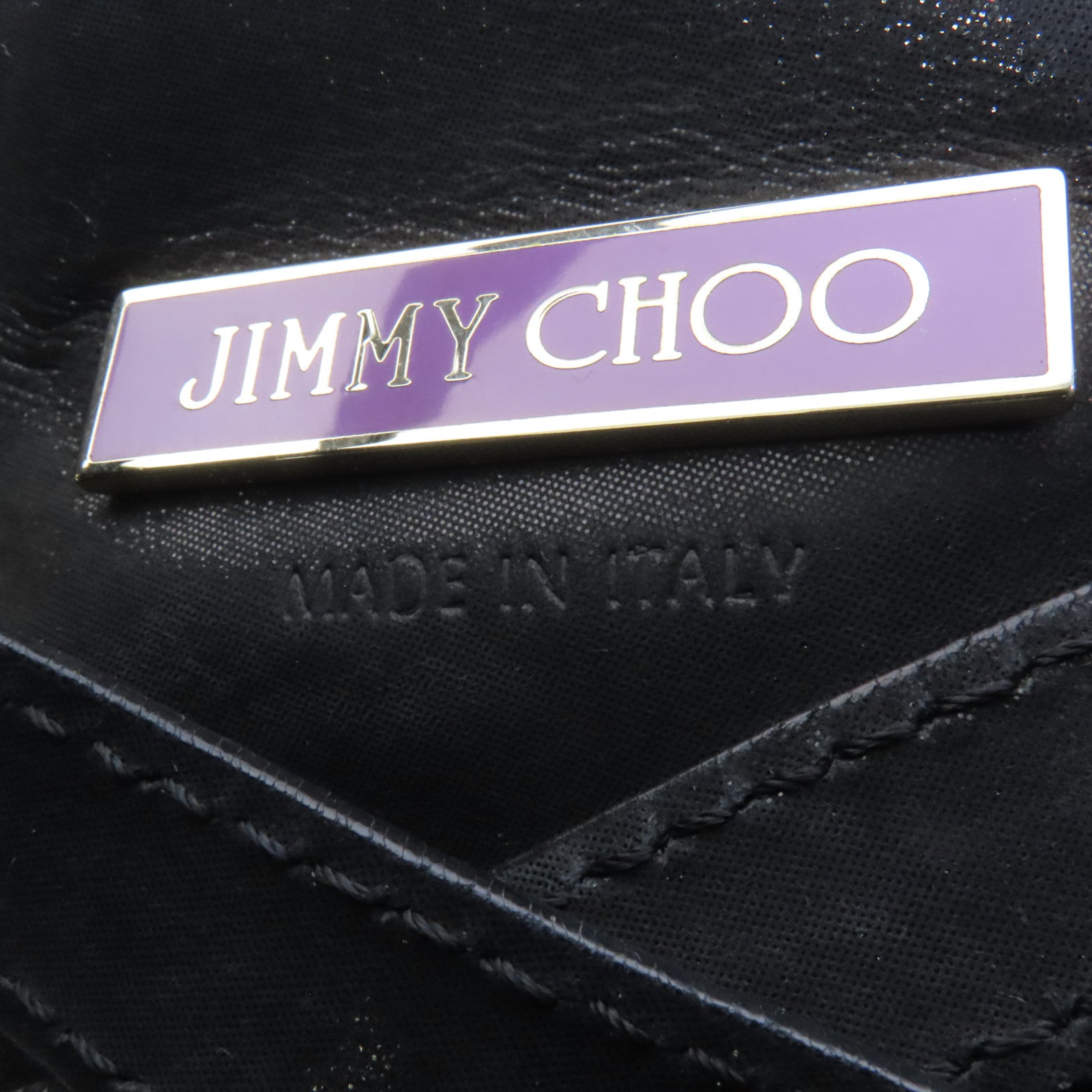 JIMMY CHOO 皮革Ramona Bag金扣肩背袋