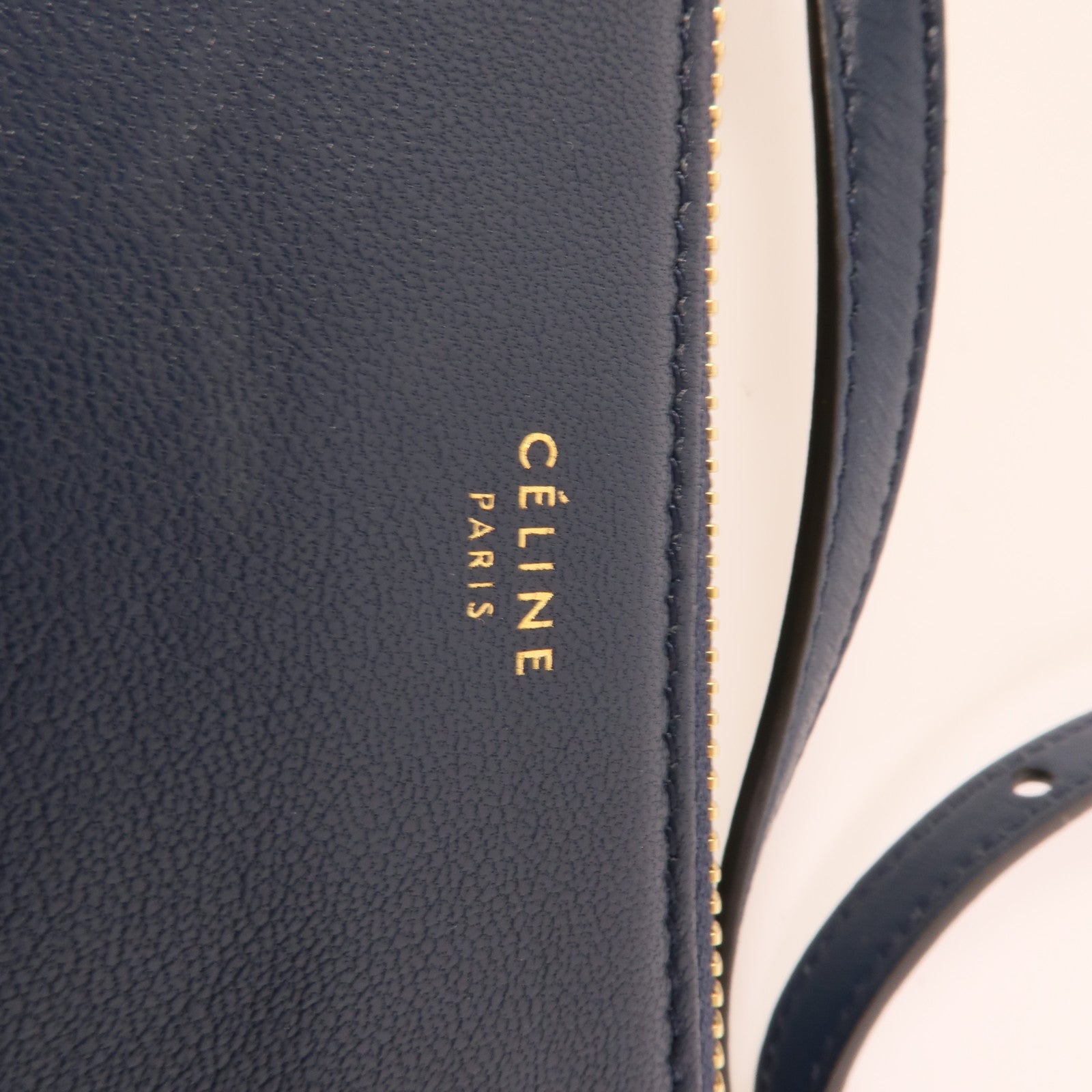 CELINE 羊皮皮革Trio Small肩背袋