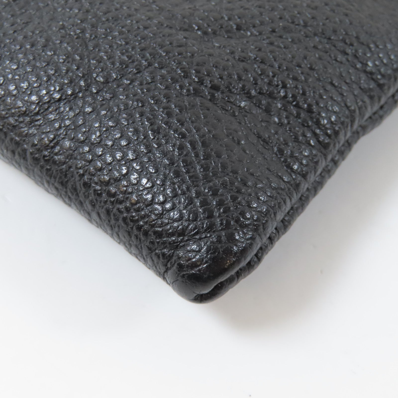 LOUIS VUITTON Monogram Empreinte Daily Pouch金扣手拿包黑色