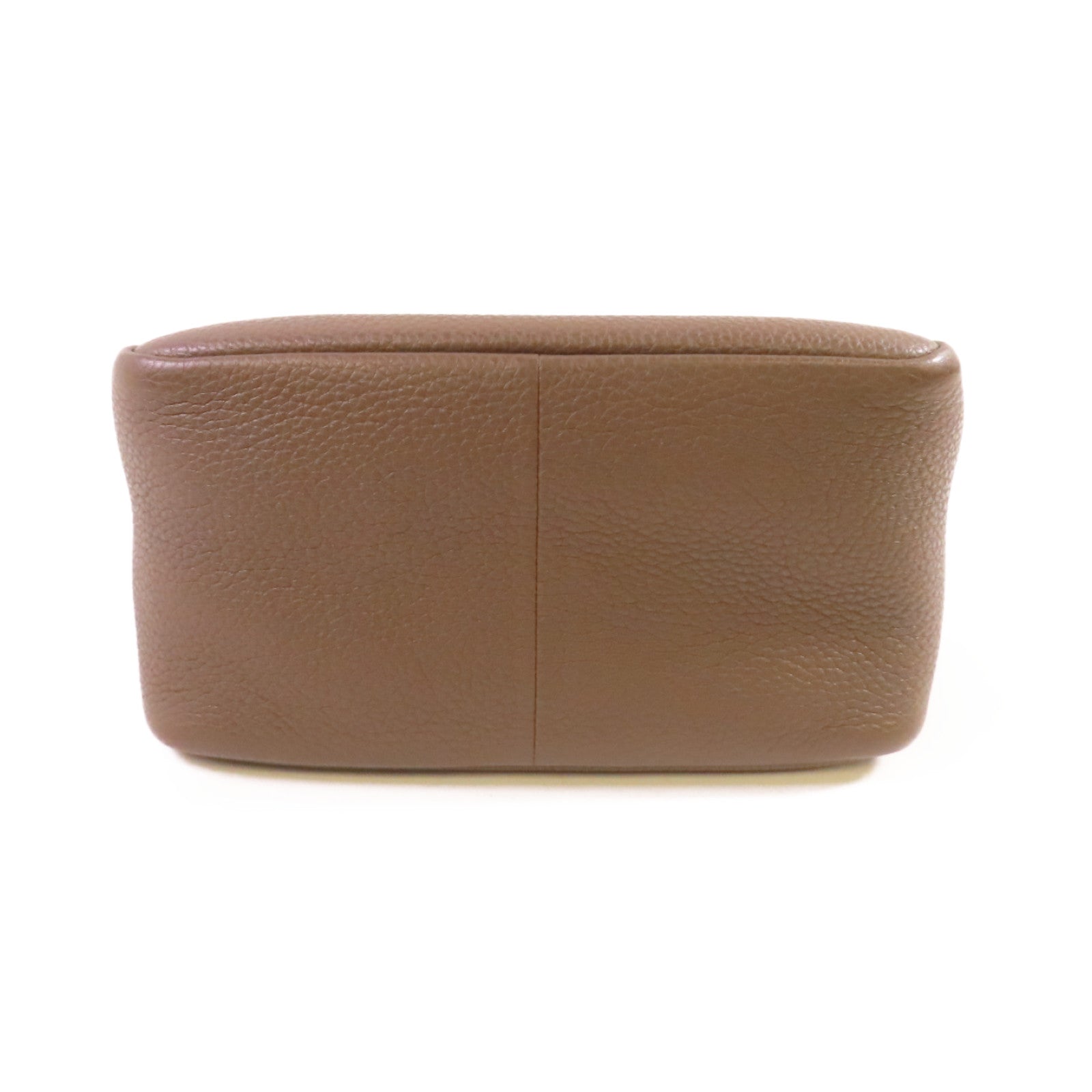 PRADA 牛皮皮革2Way Shoulder Bag金扣手挽肩背兩用袋灰啡色