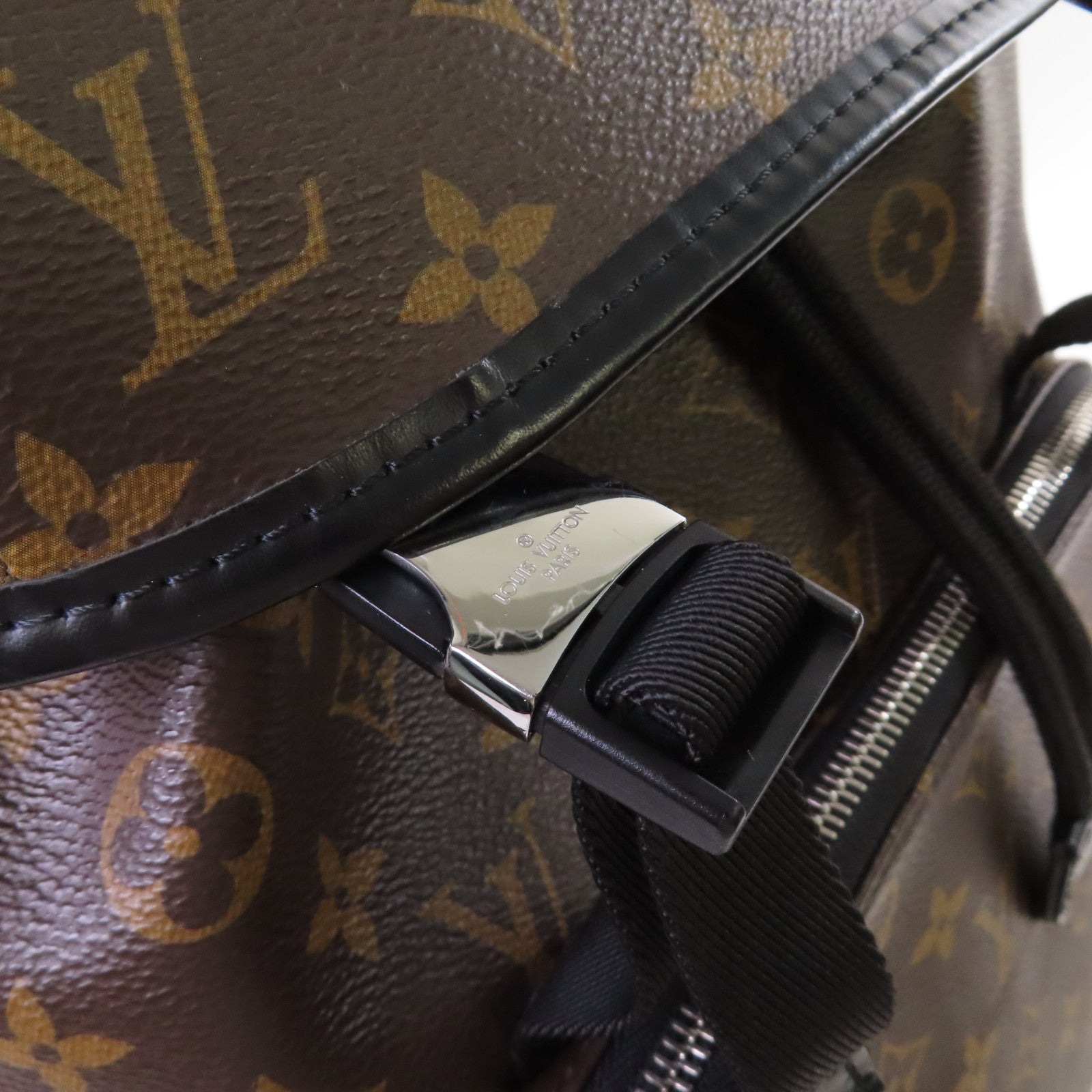 LOUIS VUITTON Monogram Zack Rucksack銀扣背包啡色