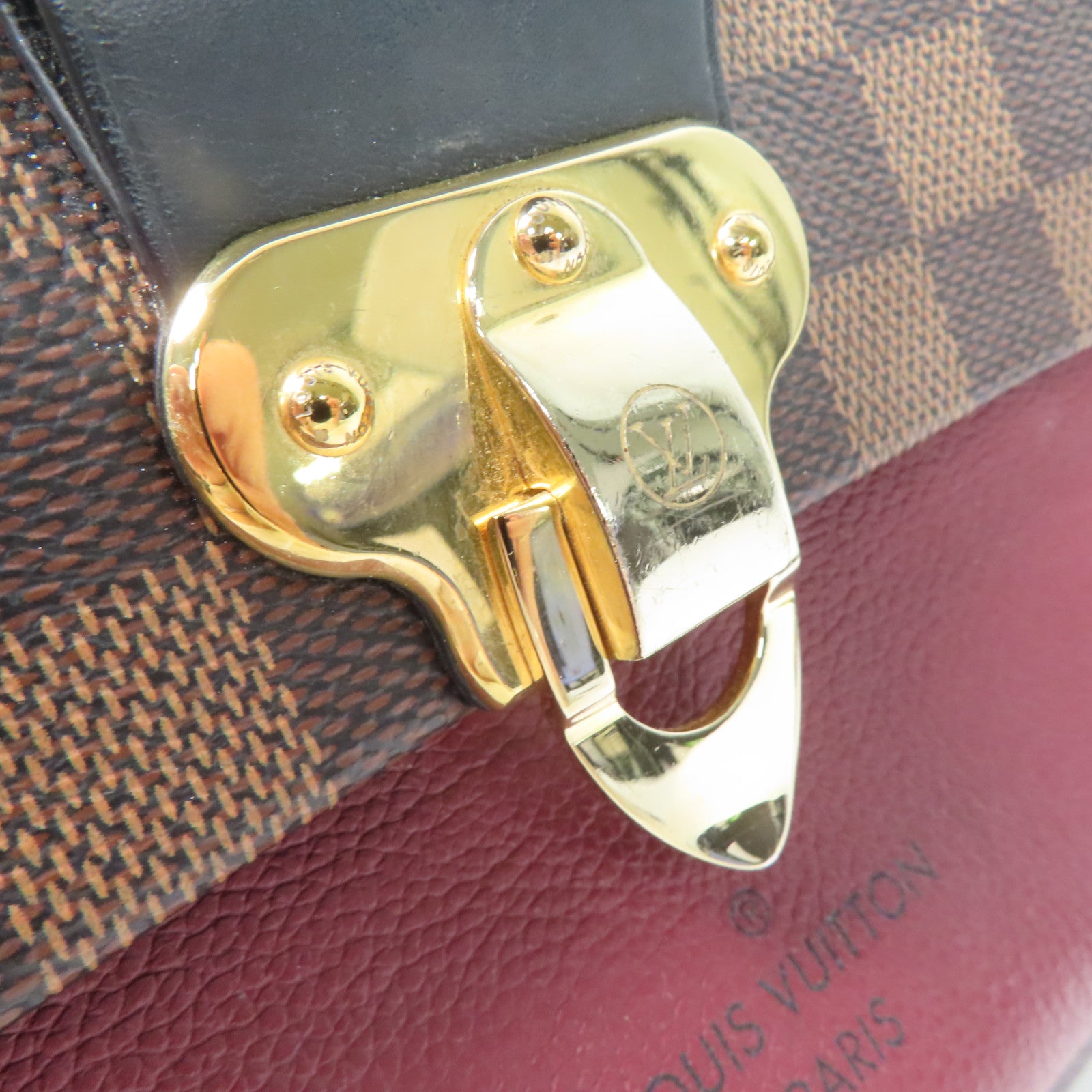 LOUIS VUITTON 【激減優惠】Damier Vavin PM Chain Shoulder Bag金扣鏈帶肩背袋啡色