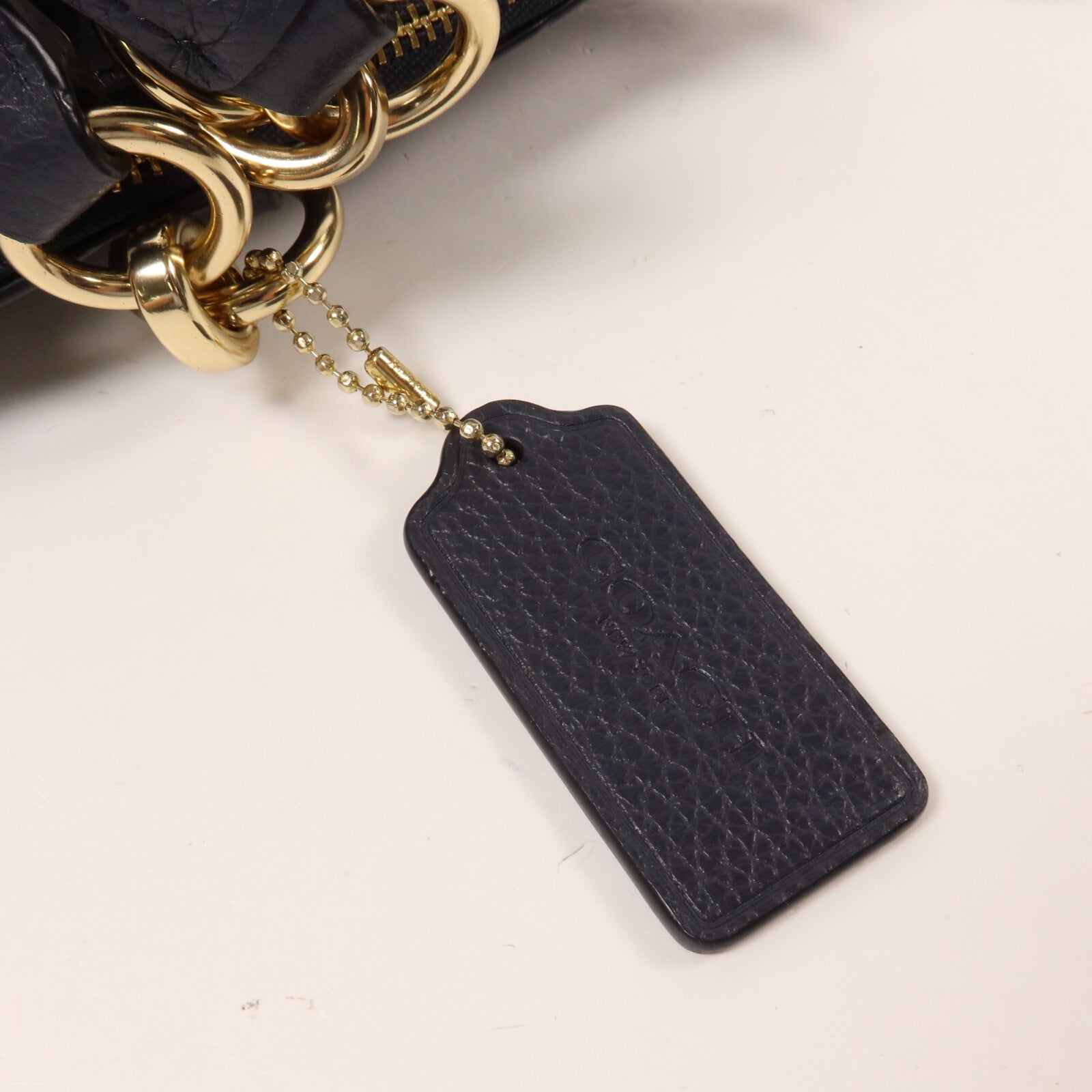 COACH 牛皮皮革2 Way Shoulder手挽肩背兩用袋