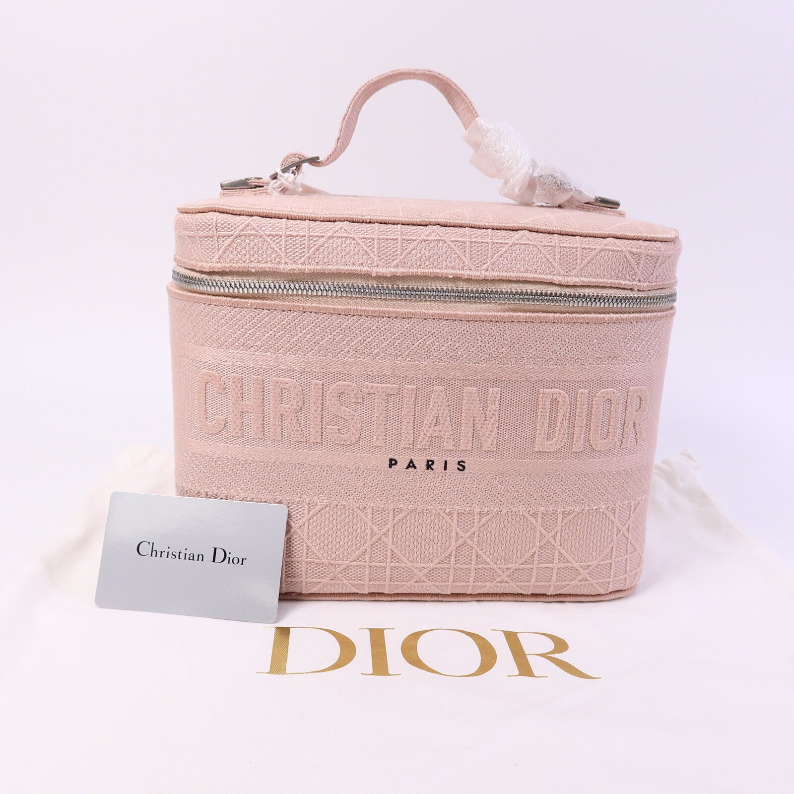 Dior 帆布Vanity case手挽袋