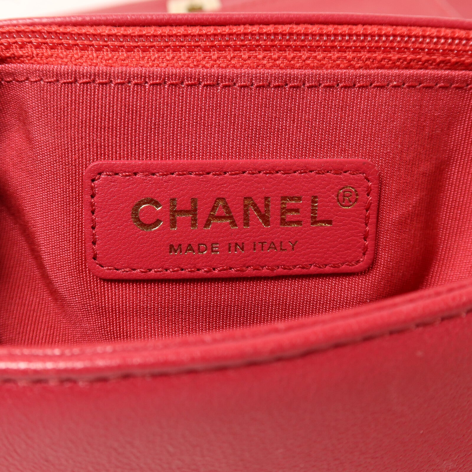 CHANEL 【激減優惠】牛皮皮革Chain Shoulder金扣鏈帶肩背袋