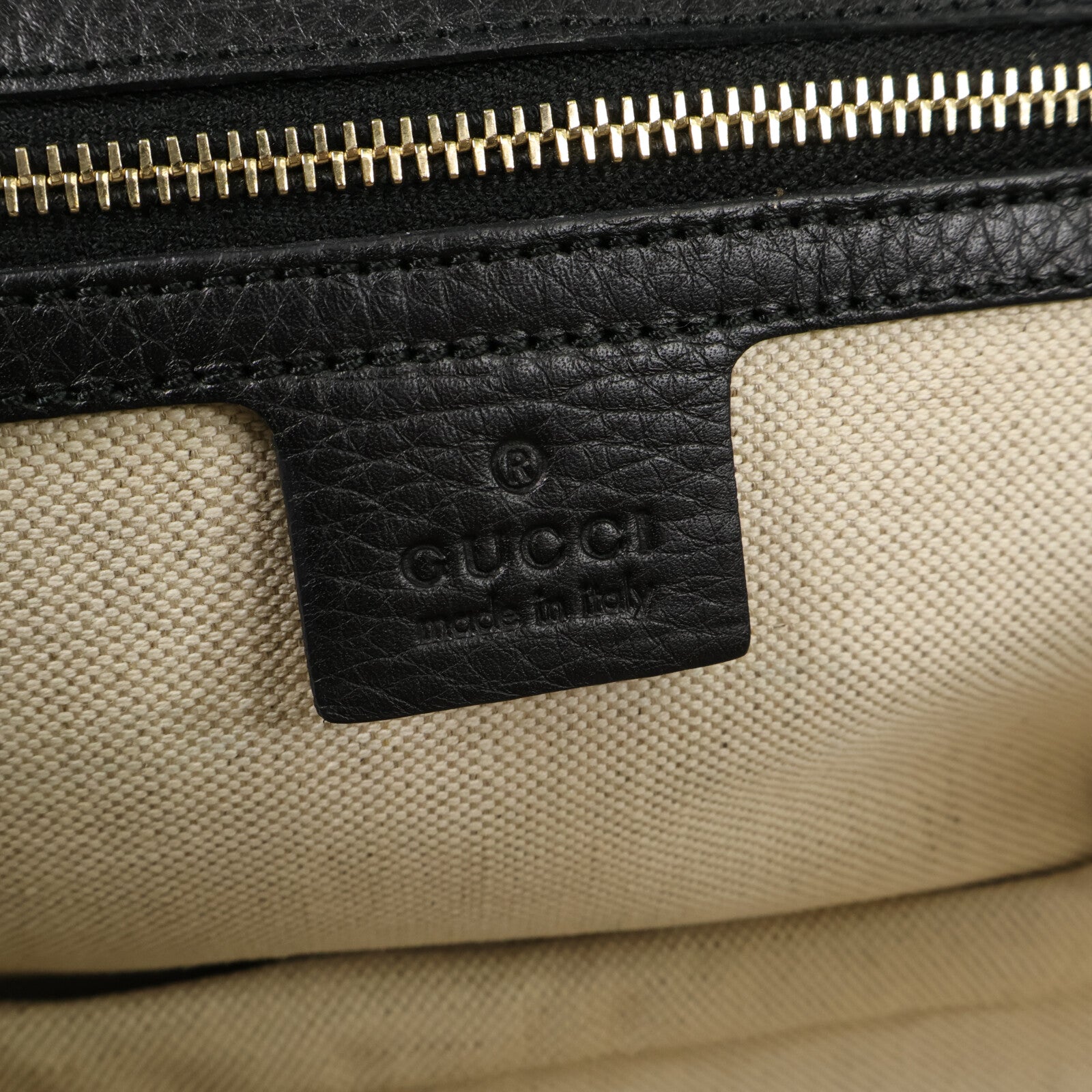 GUCCI 牛皮皮革New Bamboo手挽肩背兩用袋