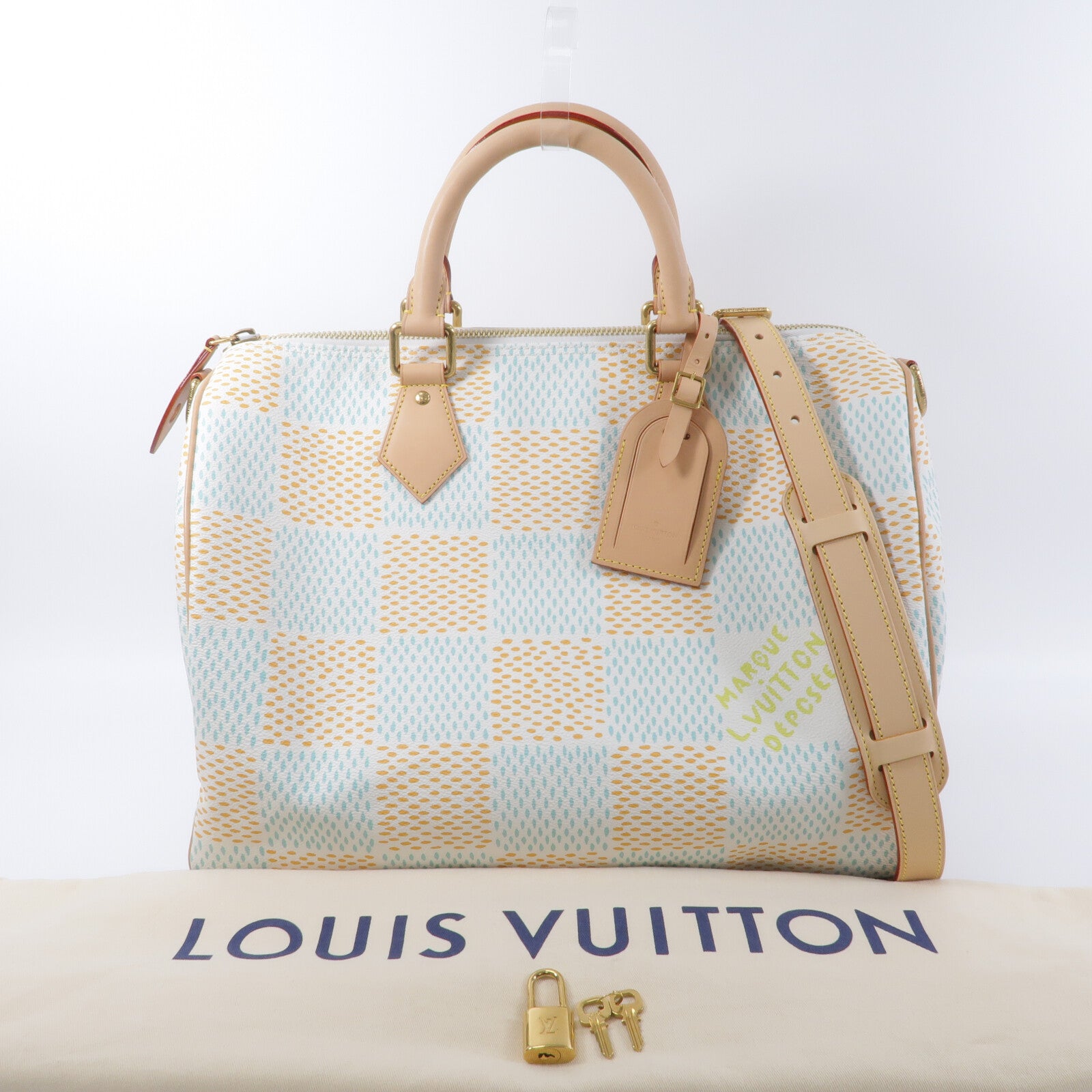 LOUIS VUITTON Damier Heritage Speedy 40 Bandouliere手挽肩背兩用袋