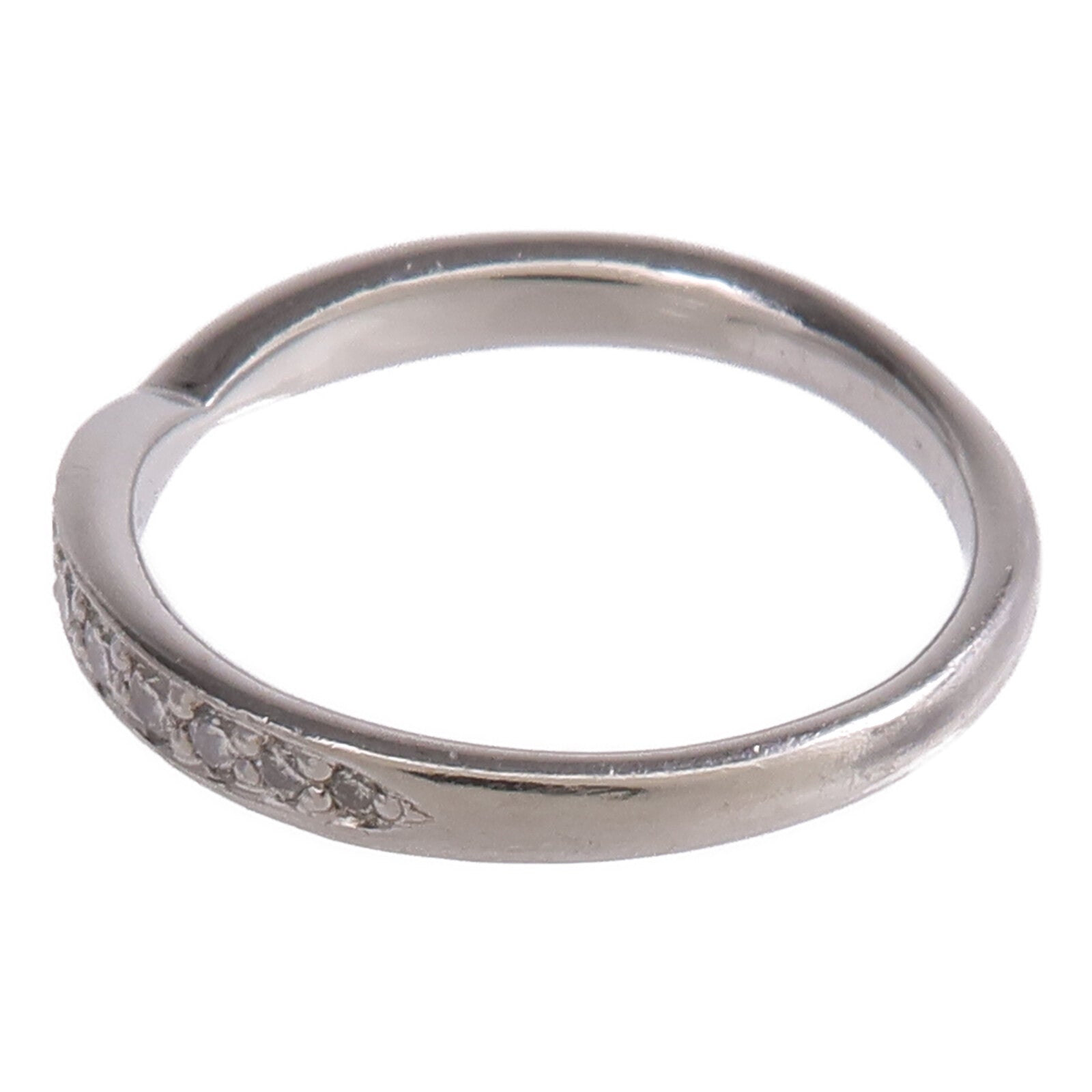 TIFFANY＆CO PT950鉑金Harmony Ring鑽石戒指