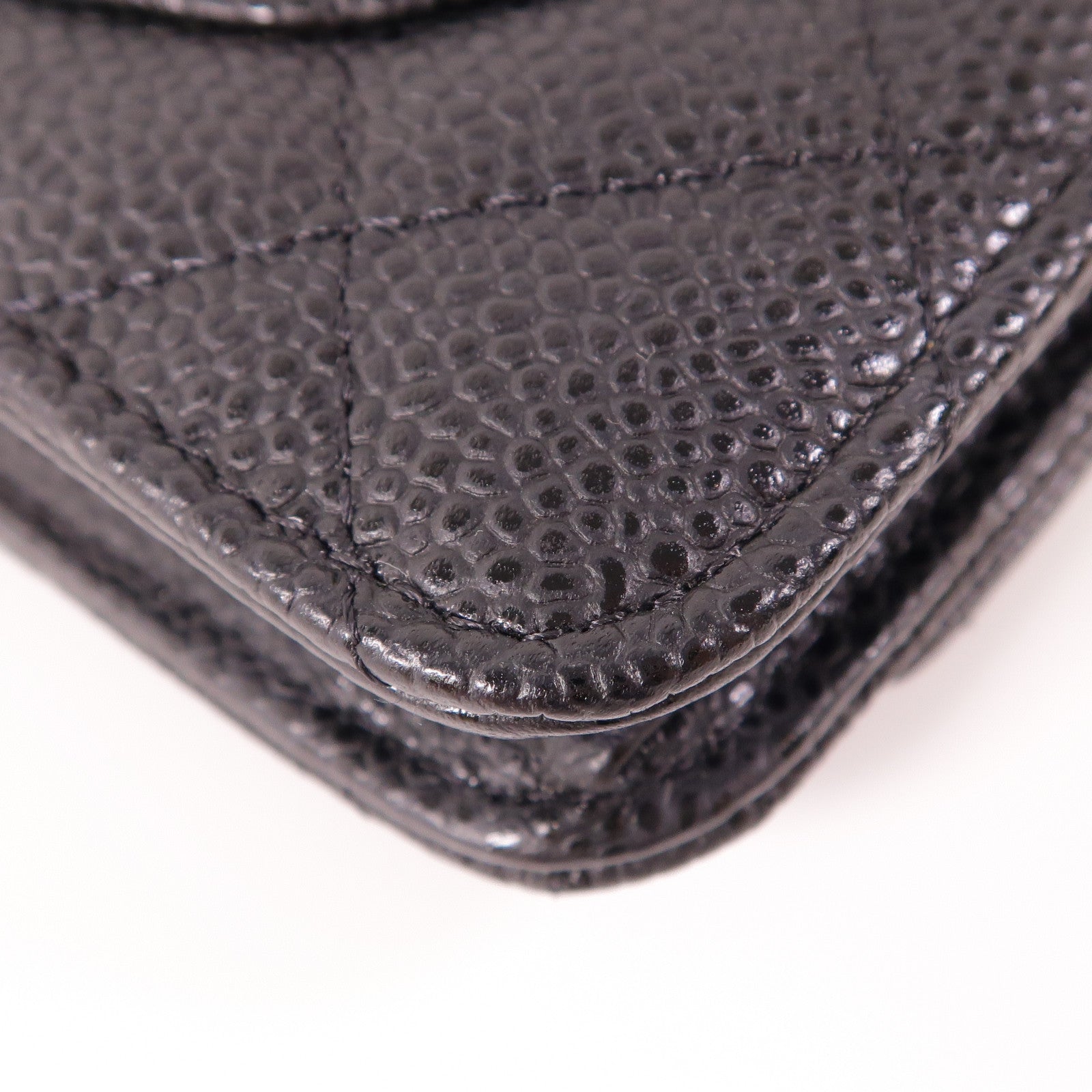 CHANEL 牛皮皮革WOC Wallet On Chain銀扣鏈帶肩背袋